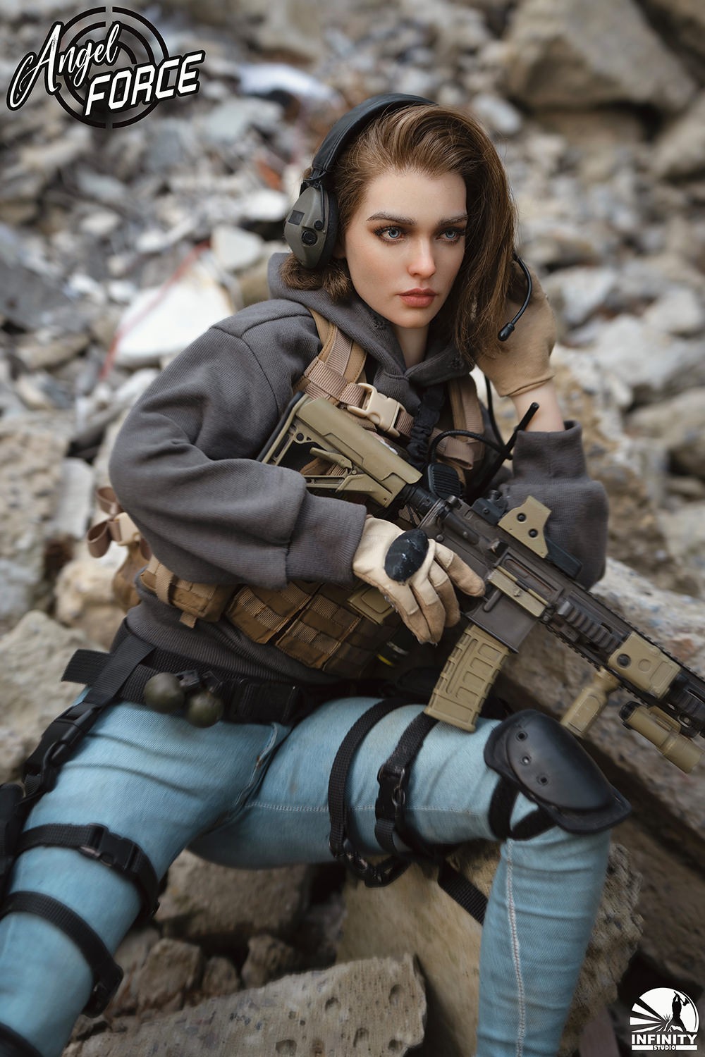 Angel Force Mia Action Figure  (Prototype Shown) View 8
