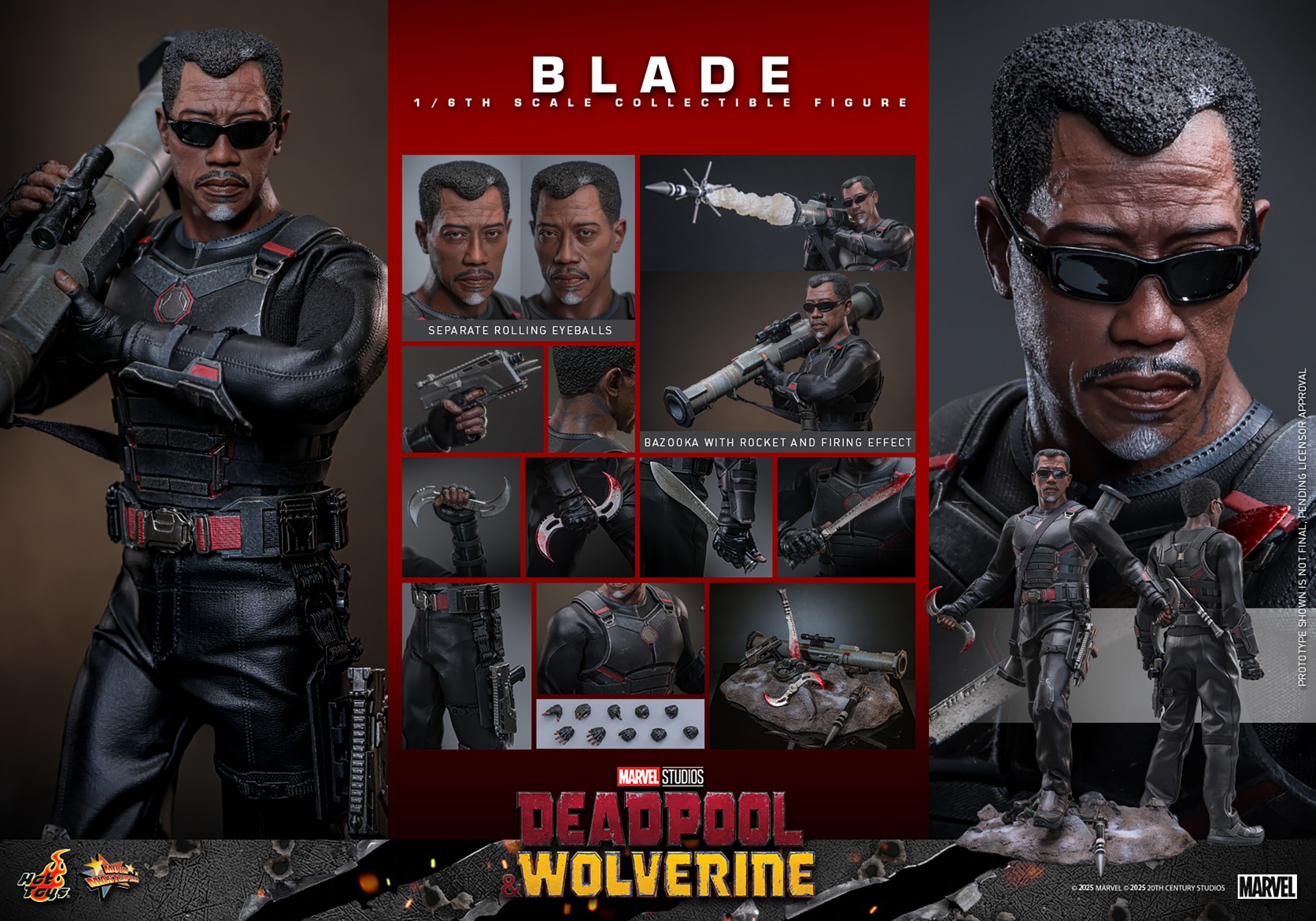 Marvel Blade Sixth Scale Figure  (Prototype Shown) View 21