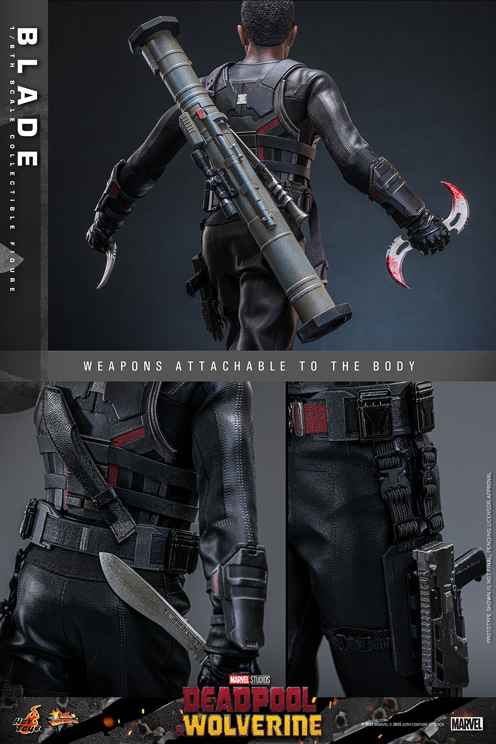 Marvel Blade Sixth Scale Figure  (Prototype Shown) View 20