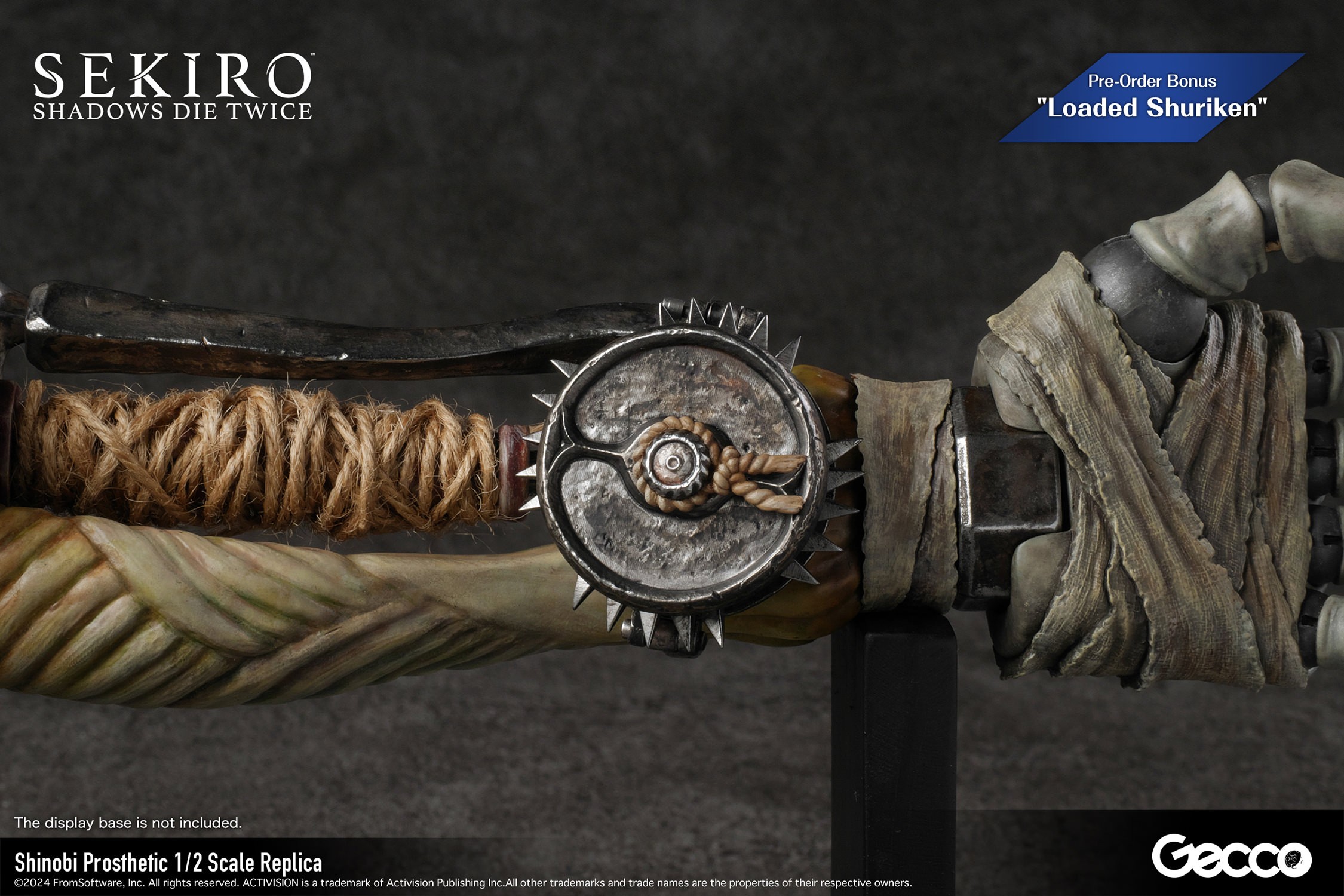 Sekiro: Shadows Die Twice Shinobi Prosthetic Scaled Replica  (Prototype Shown) View 16