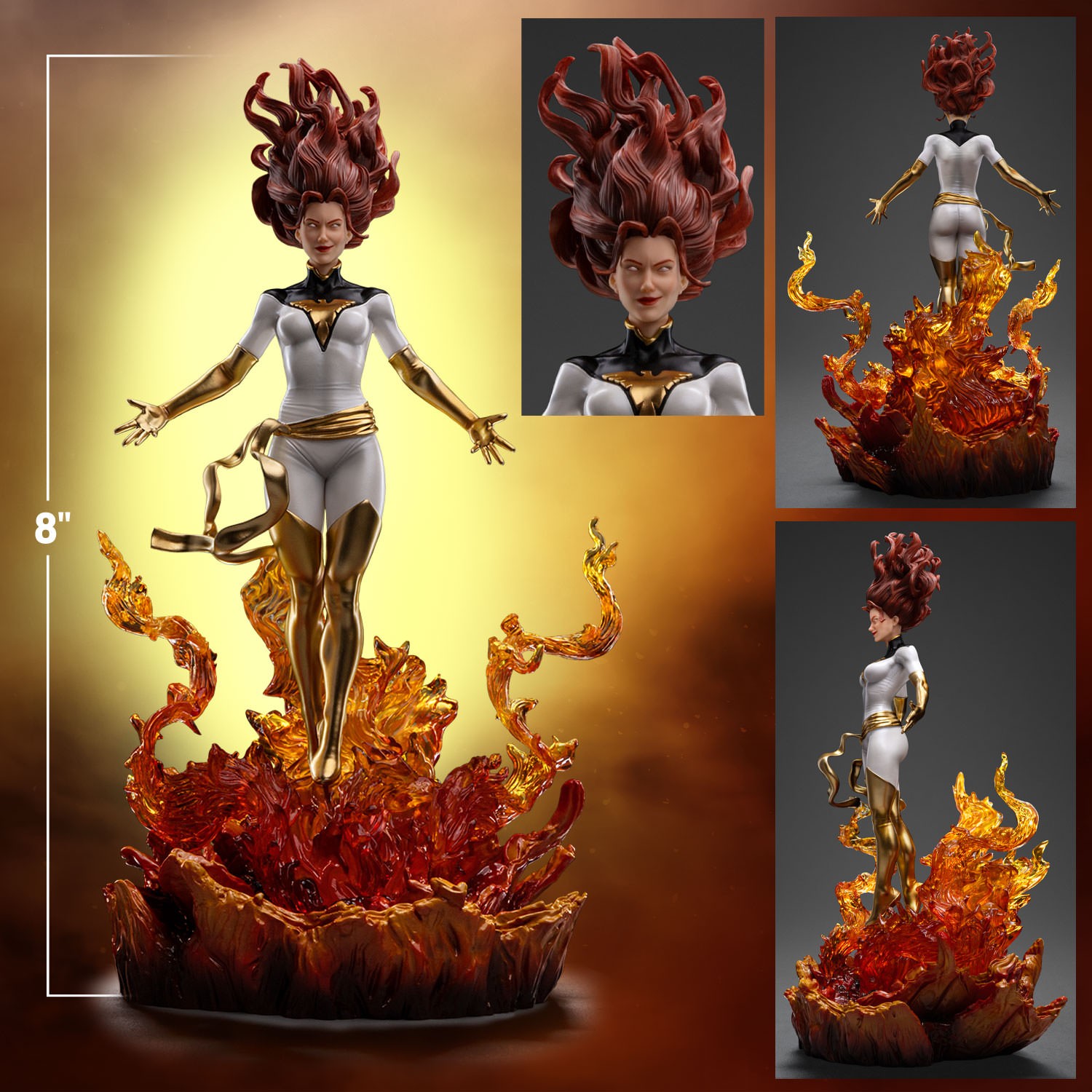 Marvel Phoenix (White Version) 1:10 Scale Statue  Exclusive Edition (Prototype Shown) View 2