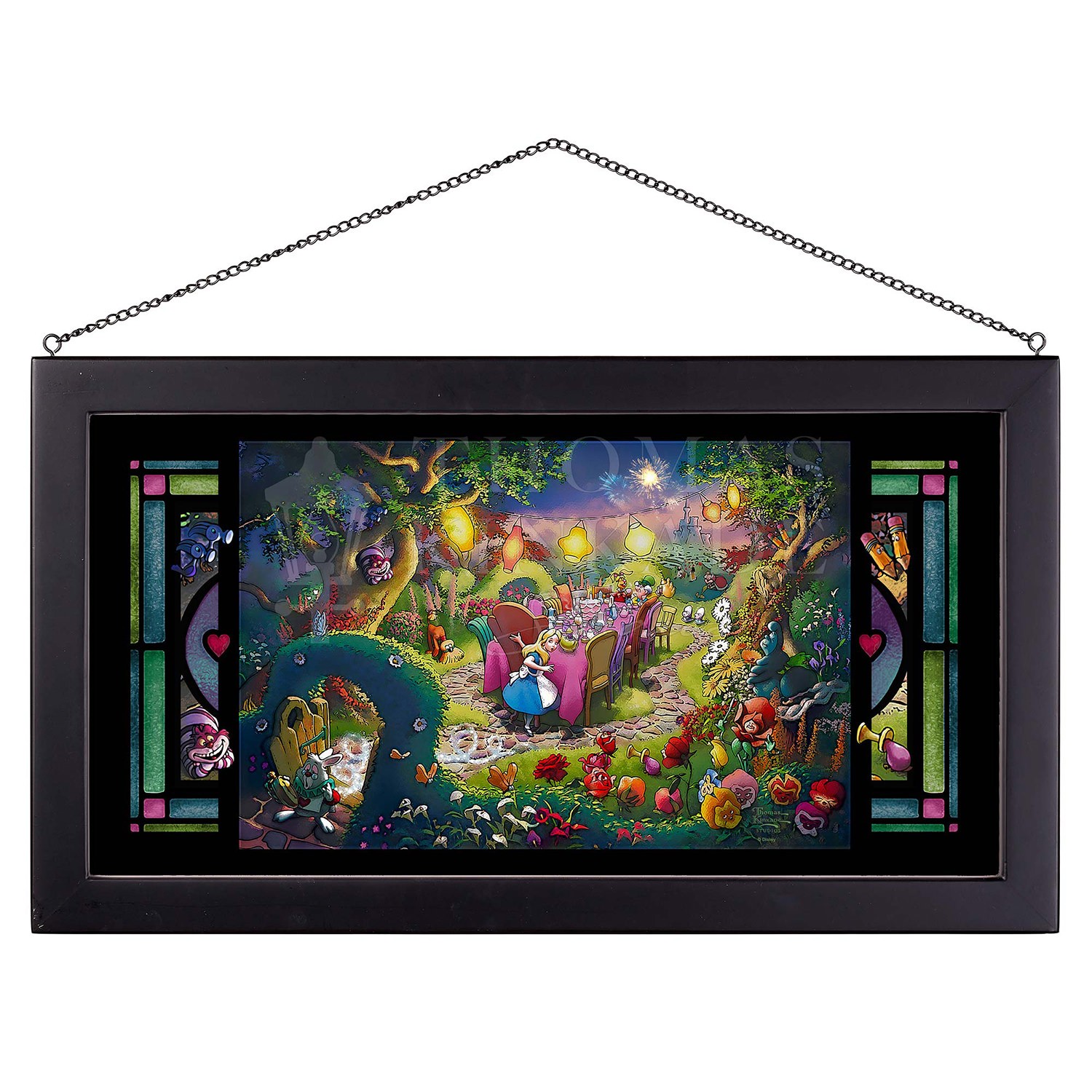 Disney Mad Hatter's Tea Party Stained Glass  View 3
