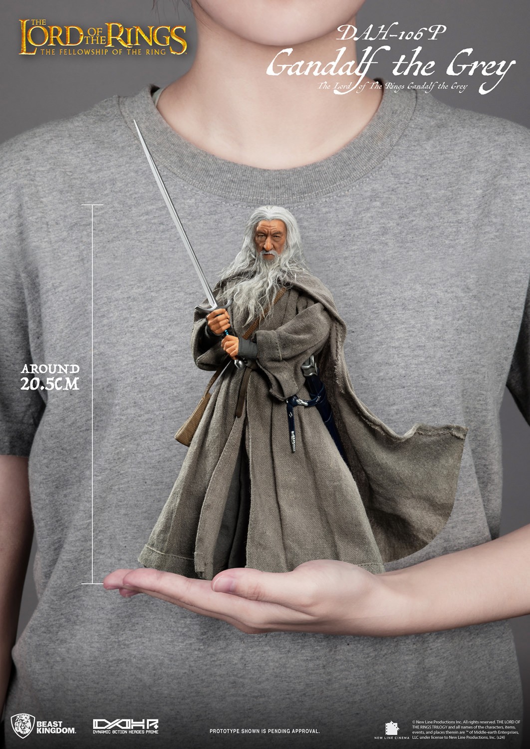 Gandalf the Grey Dynamic 8ction Heroes Action Figure by Gandalf the Grey Dynamic 8ction Heroes Action Figure by