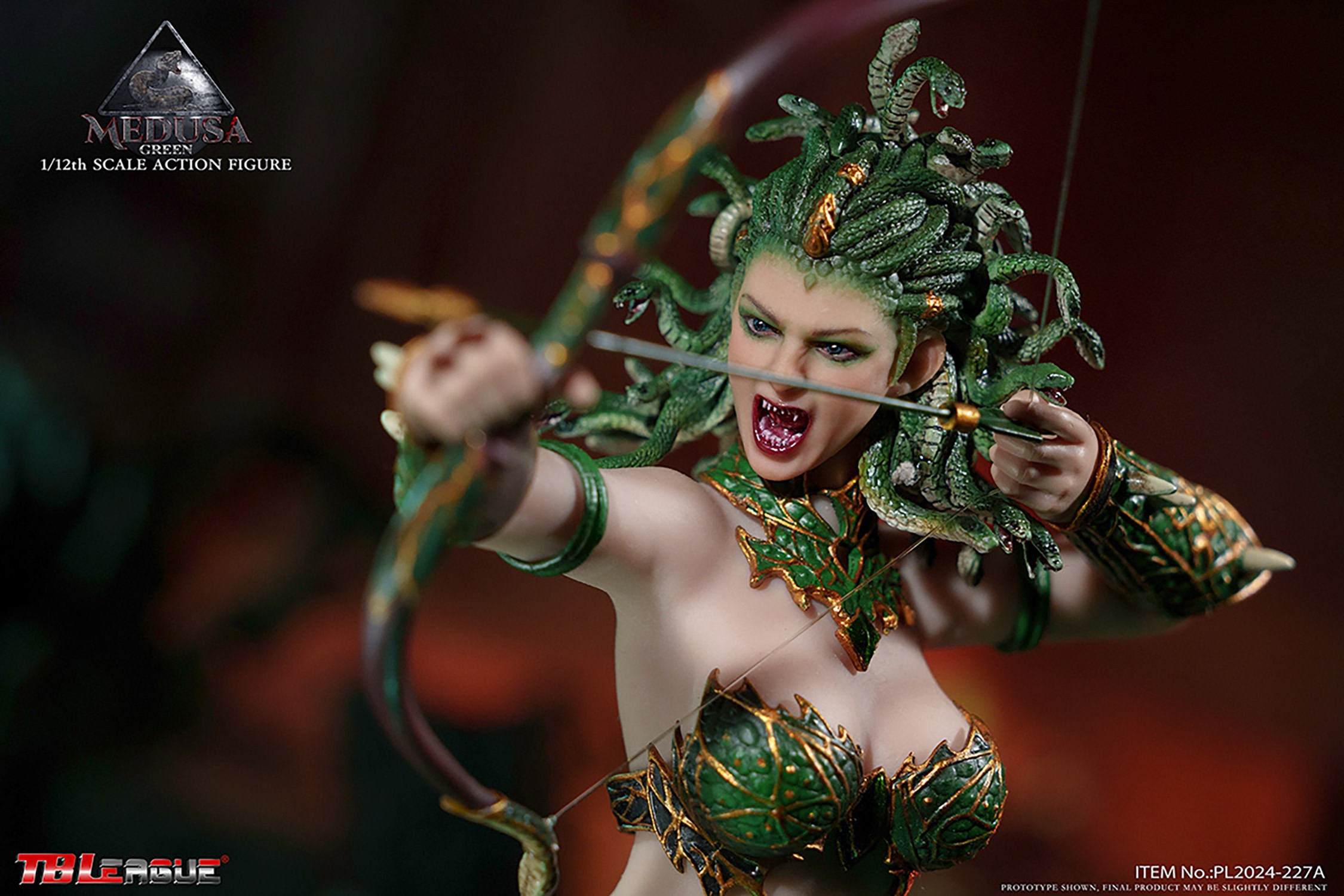Medusa with Tail (Green) Action Figure  Collector Edition (Prototype Shown) View 10