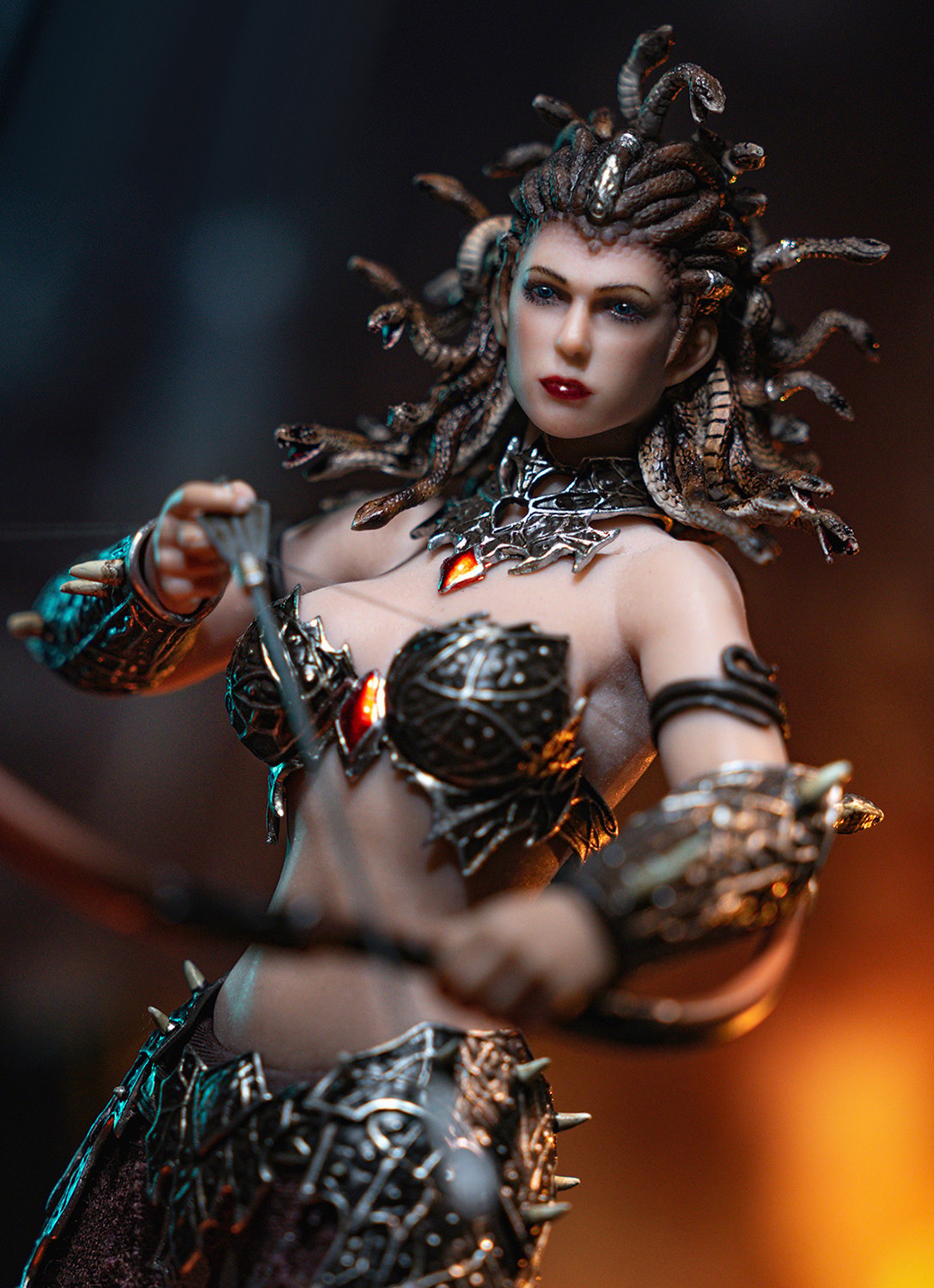 Medusa in Human Form (Silver) Action Figure  Collector Edition (Prototype Shown) View 3