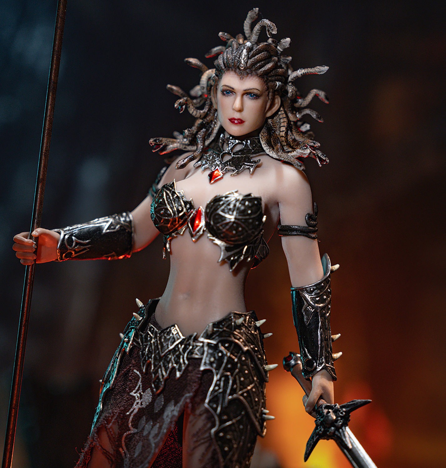 Medusa in Human Form (Silver) Action Figure  Collector Edition (Prototype Shown) View 4