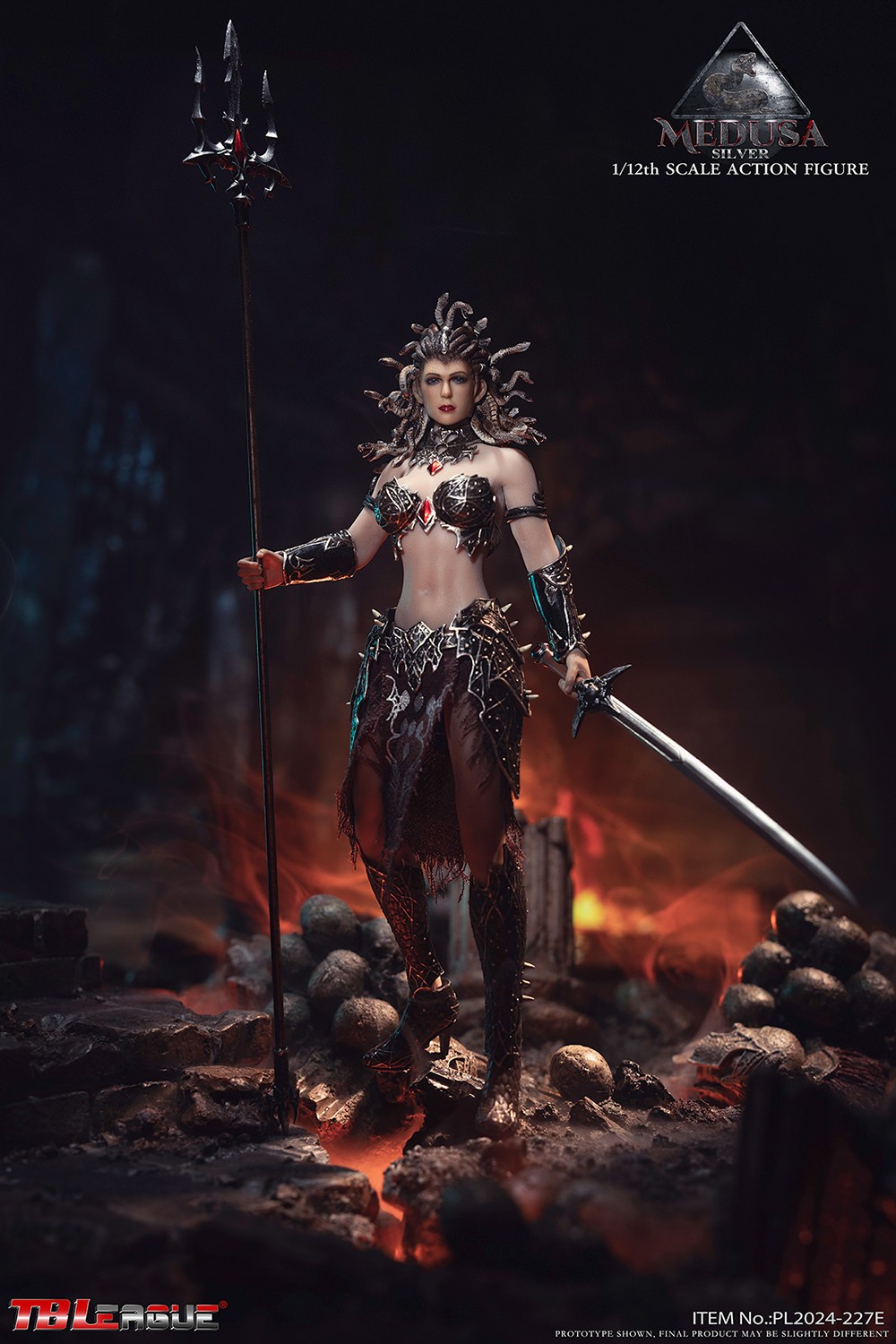 Medusa in Human Form (Silver) Action Figure  Collector Edition (Prototype Shown) View 7