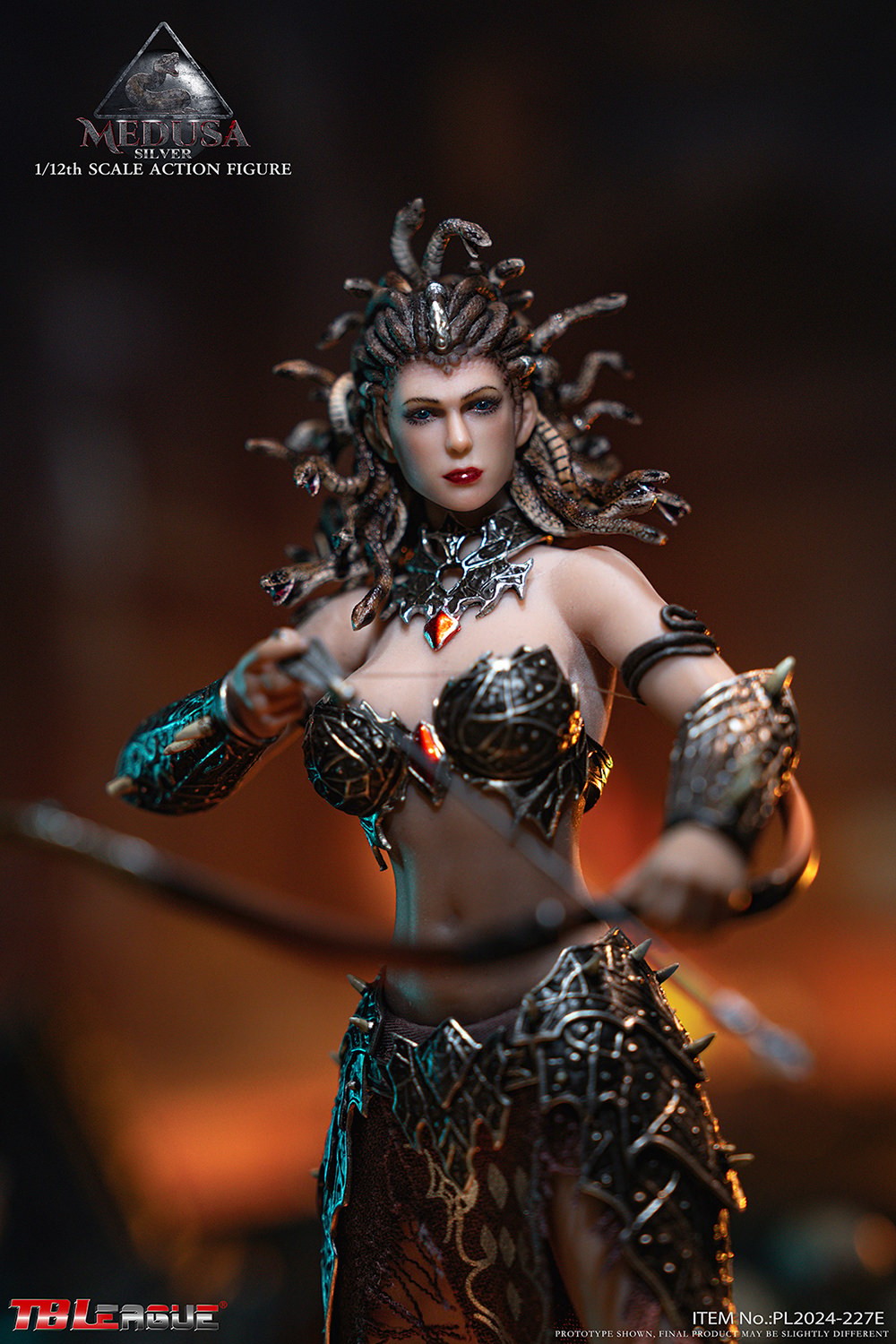 Medusa in Human Form (Silver) Action Figure  Collector Edition (Prototype Shown) View 9