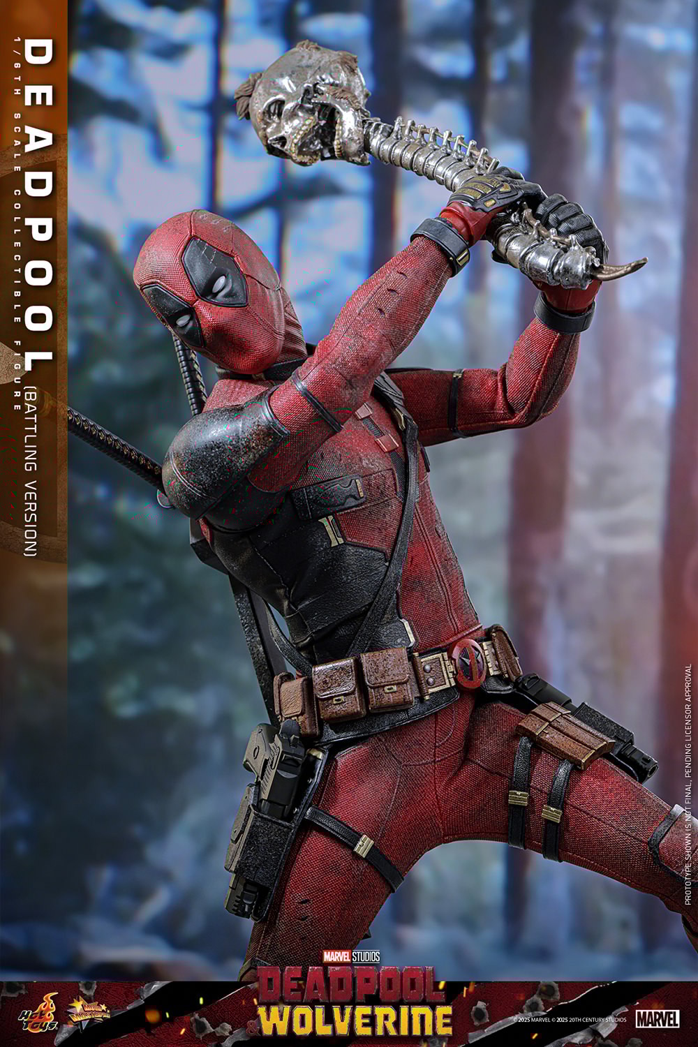 Deadpool (Battling Version) Sixth Scale Figure by Hot Toys