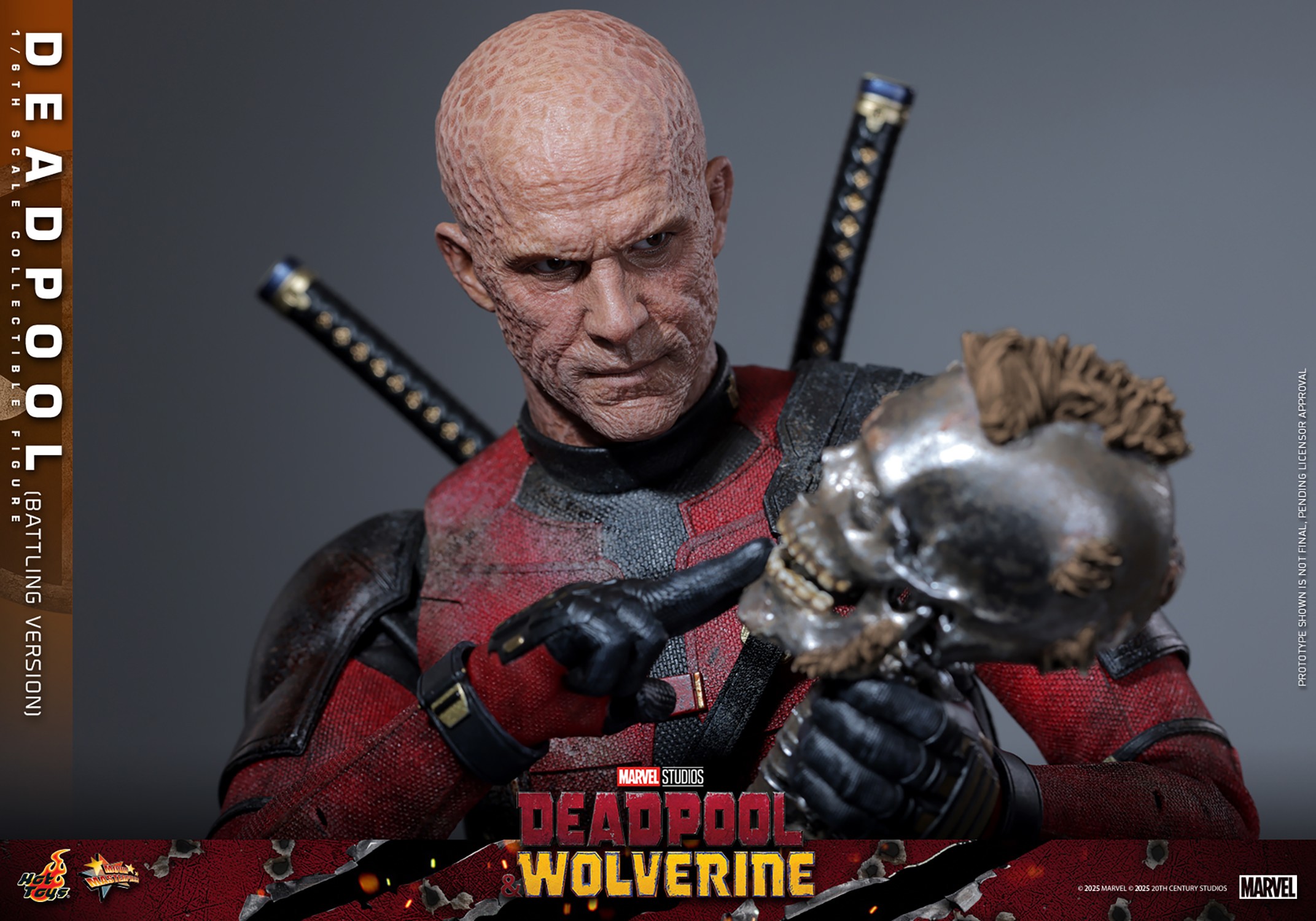 Acessórios do Deadpool Hot Toys