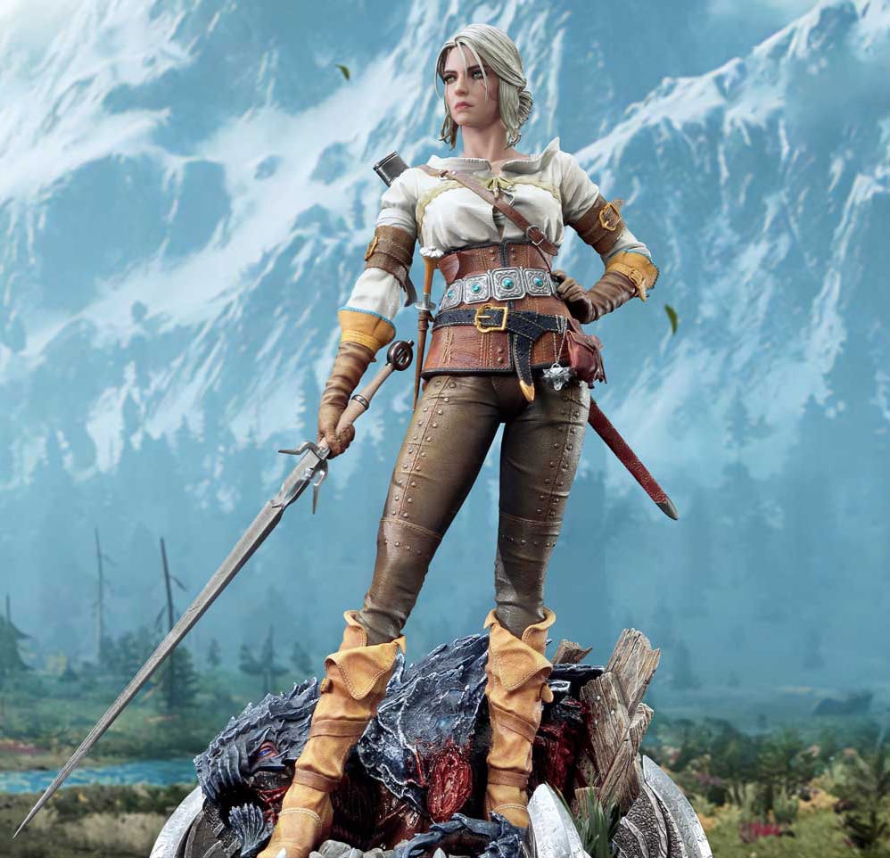 The Witcher 3: Wild Hunt Ciri Fiona Elen Riannon 1:3 Scale Statue  (Prototype Shown) View 3