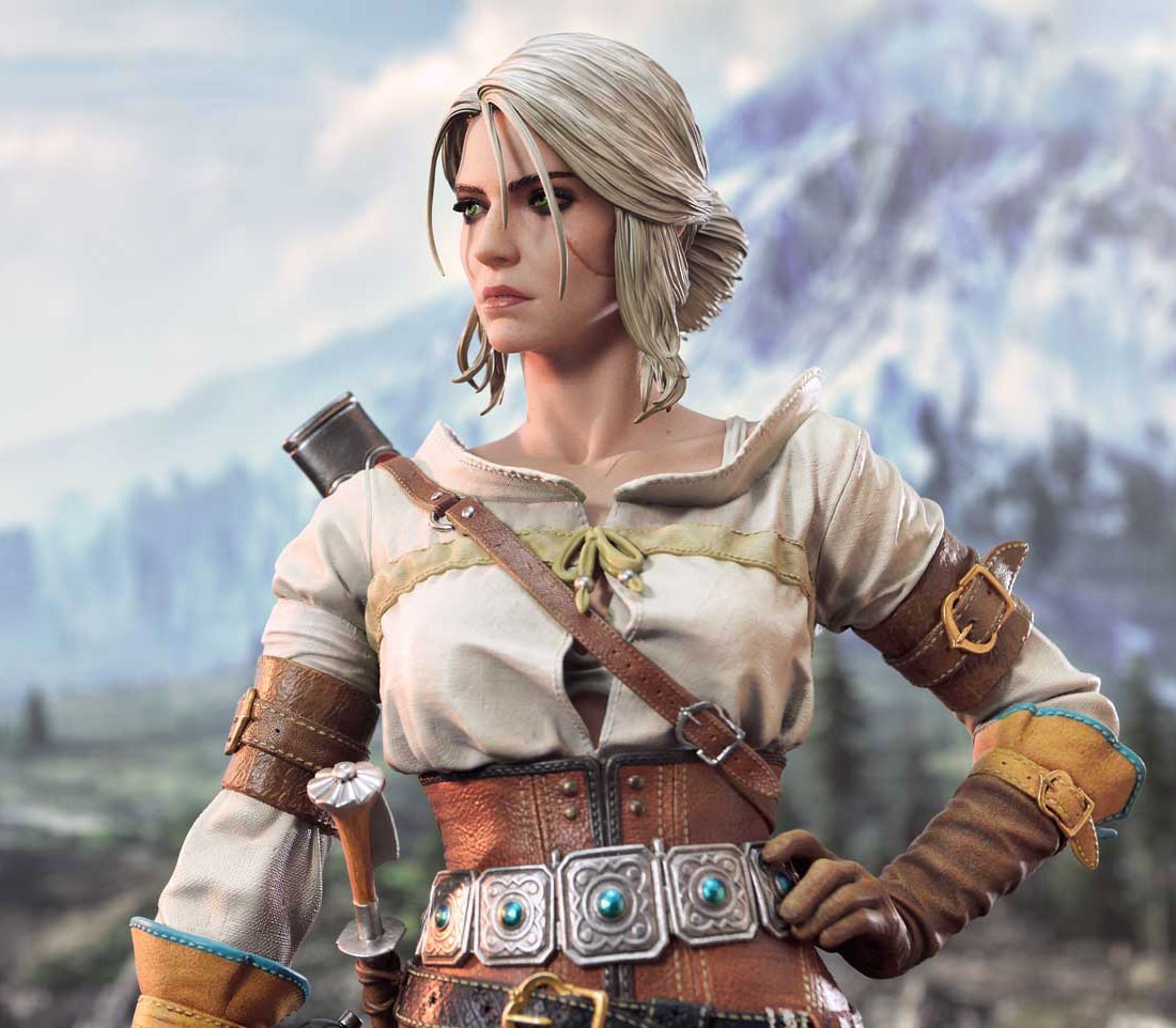 The Witcher 3: Wild Hunt Ciri Fiona Elen Riannon 1:3 Scale Statue  (Prototype Shown) View 4