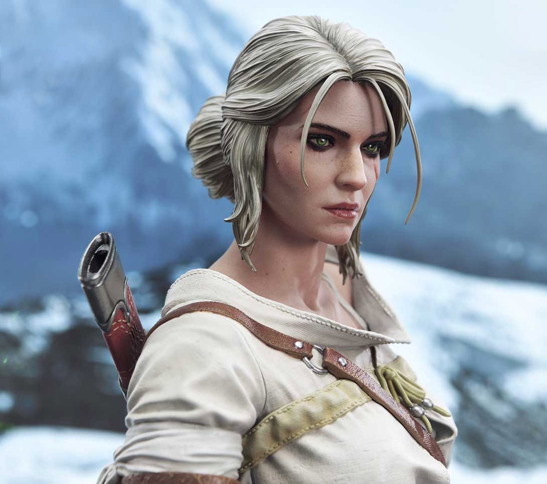 The Witcher 3: Wild Hunt Ciri Fiona Elen Riannon 1:3 Scale Statue  (Prototype Shown) View 5