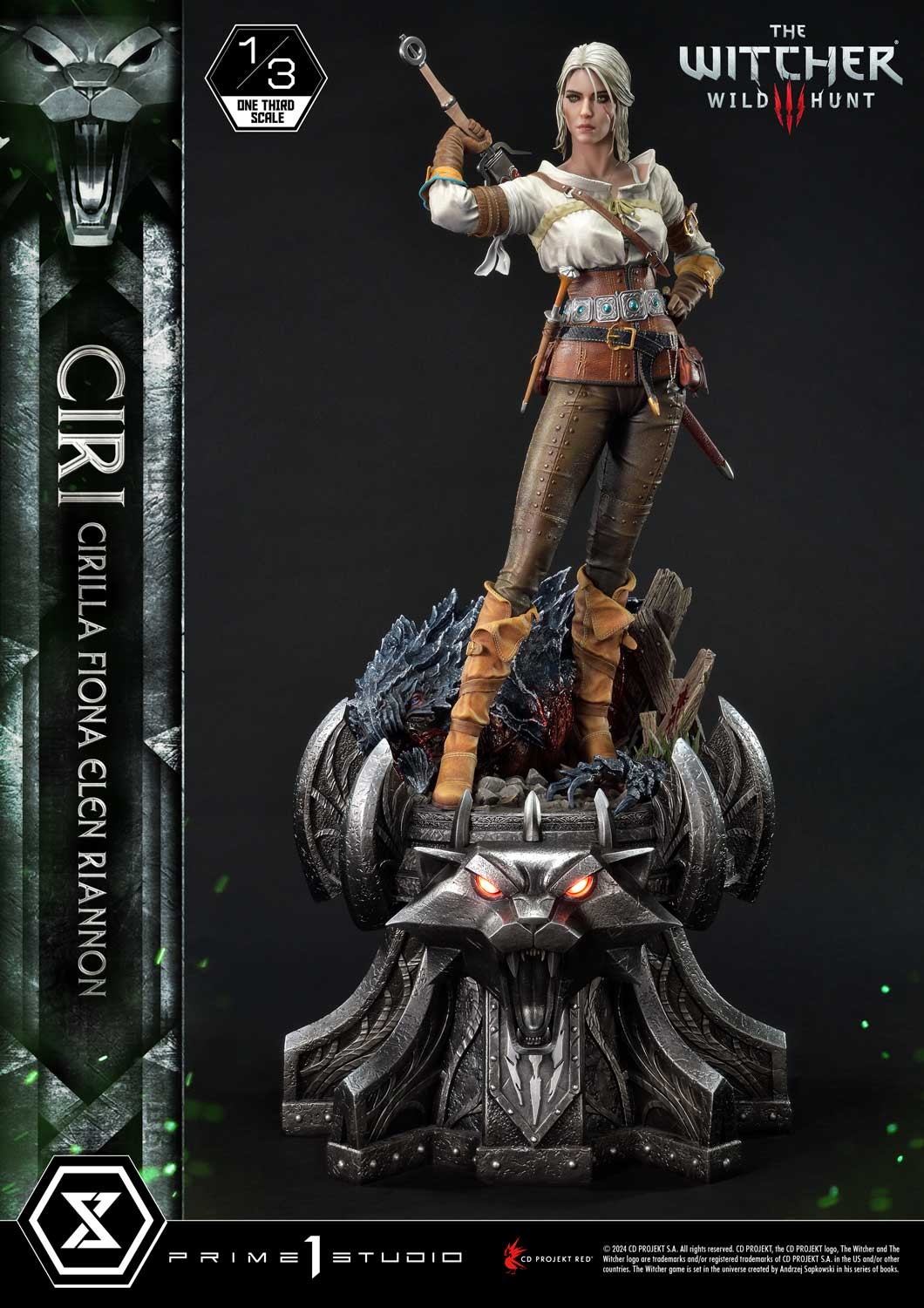 The Witcher 3: Wild Hunt Ciri Fiona Elen Riannon 1:3 Scale Statue  (Prototype Shown) View 10