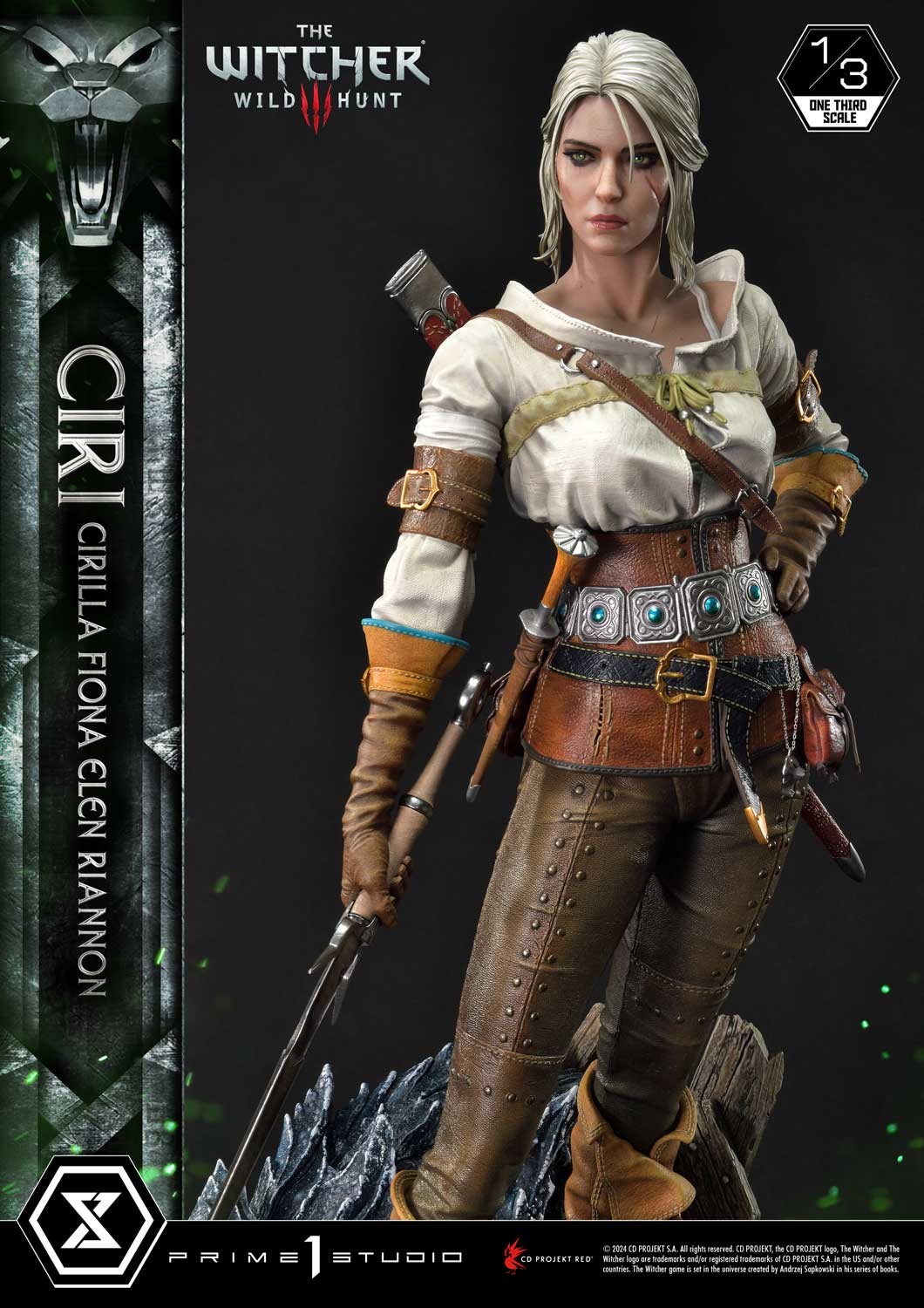 The Witcher 3: Wild Hunt Ciri Fiona Elen Riannon 1:3 Scale Statue  (Prototype Shown) View 12