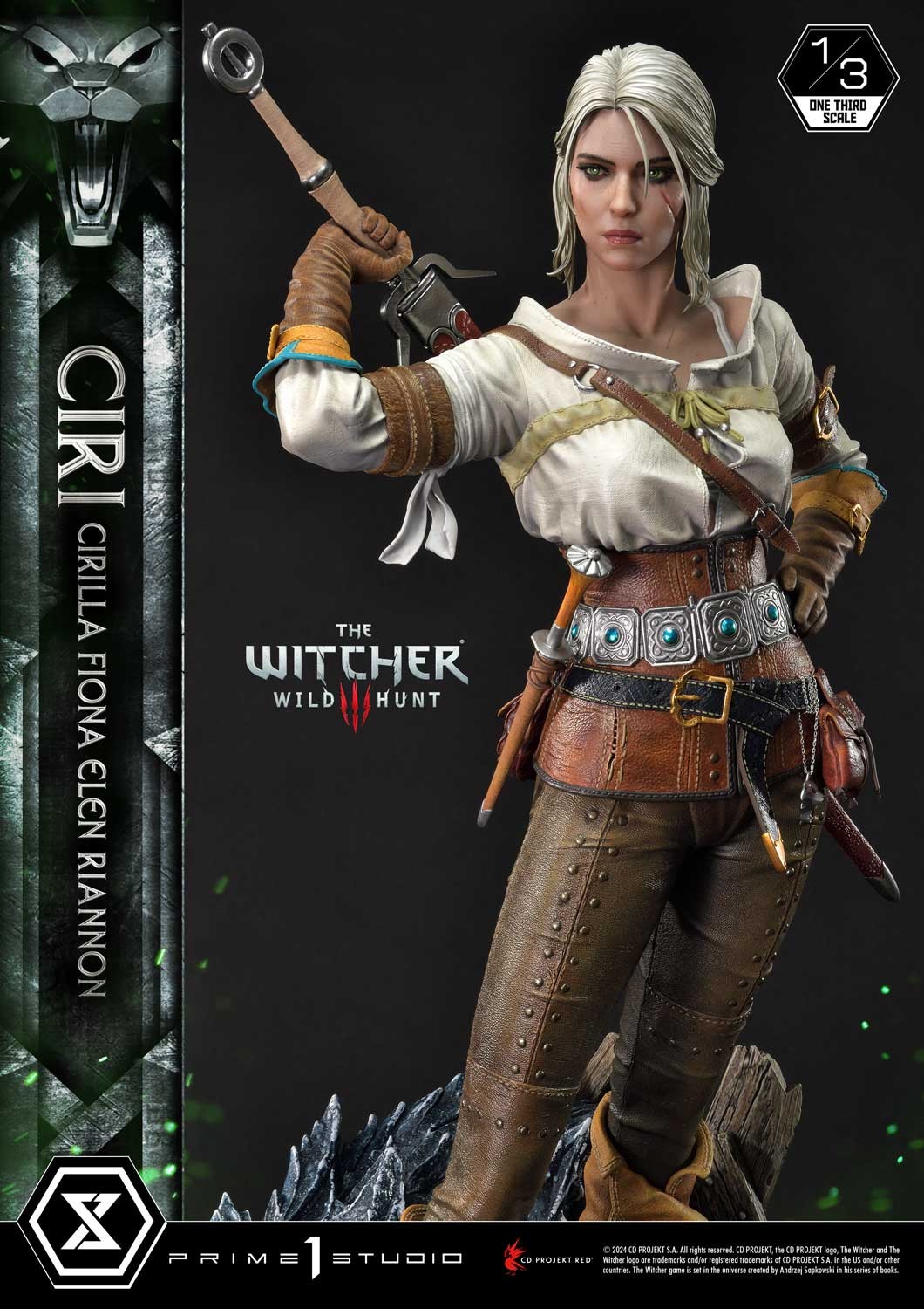 The Witcher 3: Wild Hunt Ciri Fiona Elen Riannon 1:3 Scale Statue  (Prototype Shown) View 13