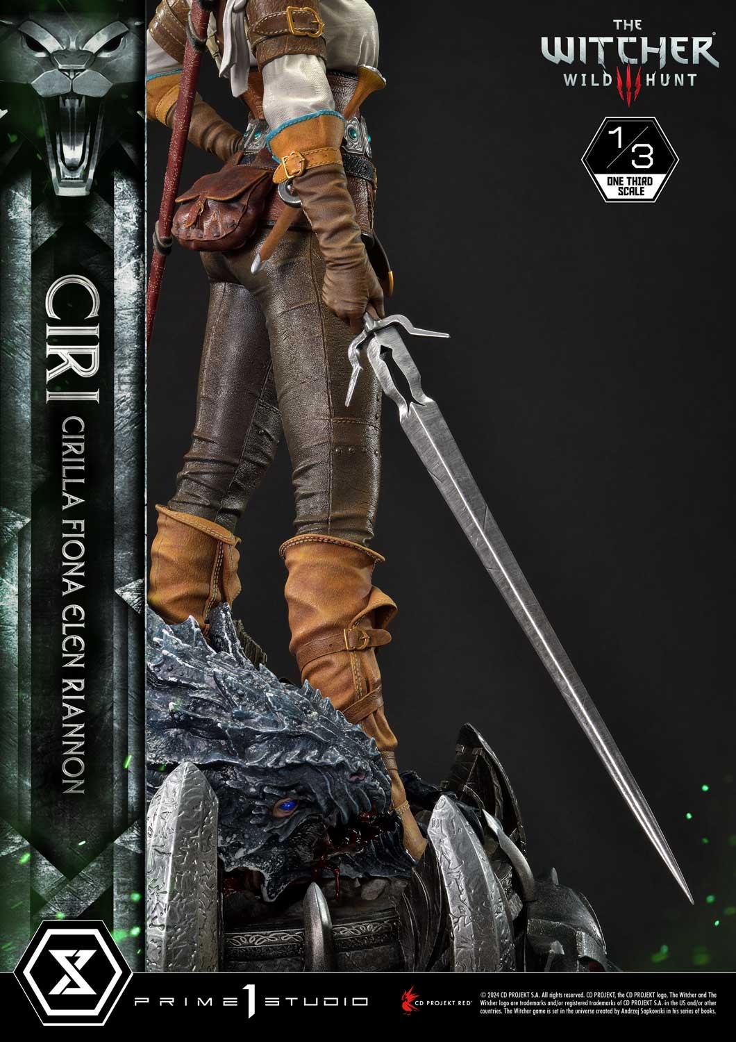 The Witcher 3: Wild Hunt Ciri Fiona Elen Riannon 1:3 Scale Statue  (Prototype Shown) View 14