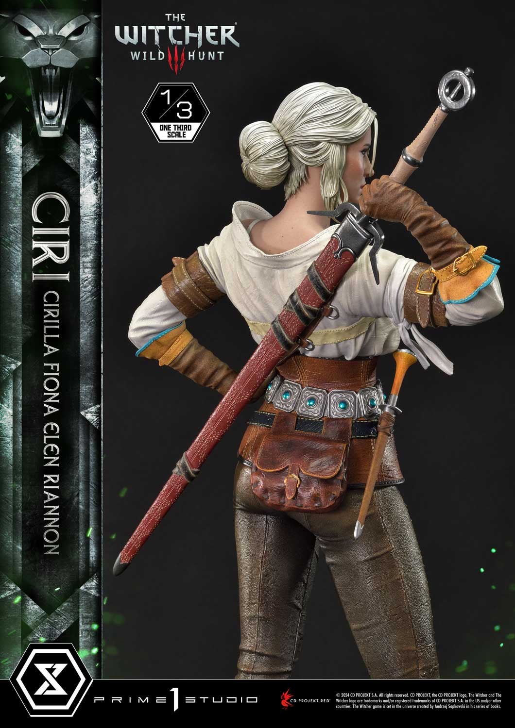The Witcher 3: Wild Hunt Ciri Fiona Elen Riannon 1:3 Scale Statue  (Prototype Shown) View 15