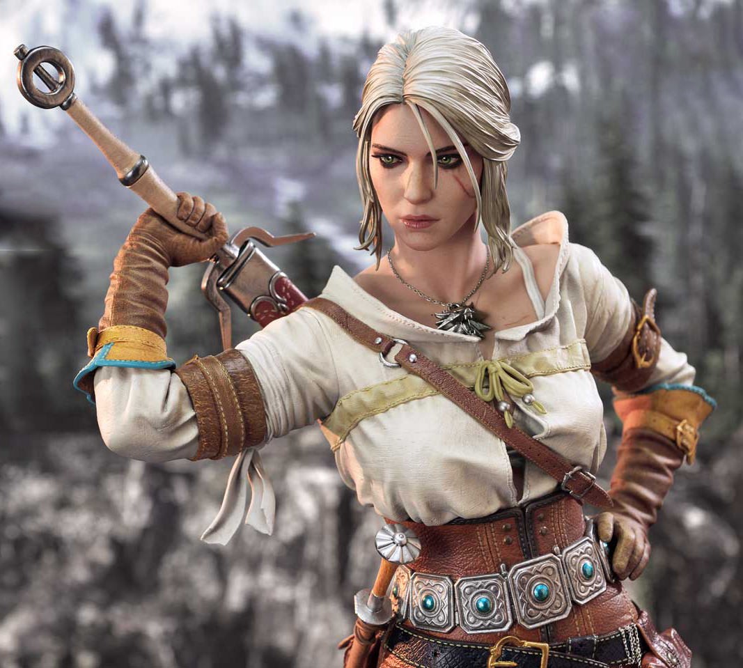 The Witcher 3: Wild Hunt Ciri Fiona Elen Riannon (Bonus Version) 1:3 Scale Statue  (Prototype Shown) View 3