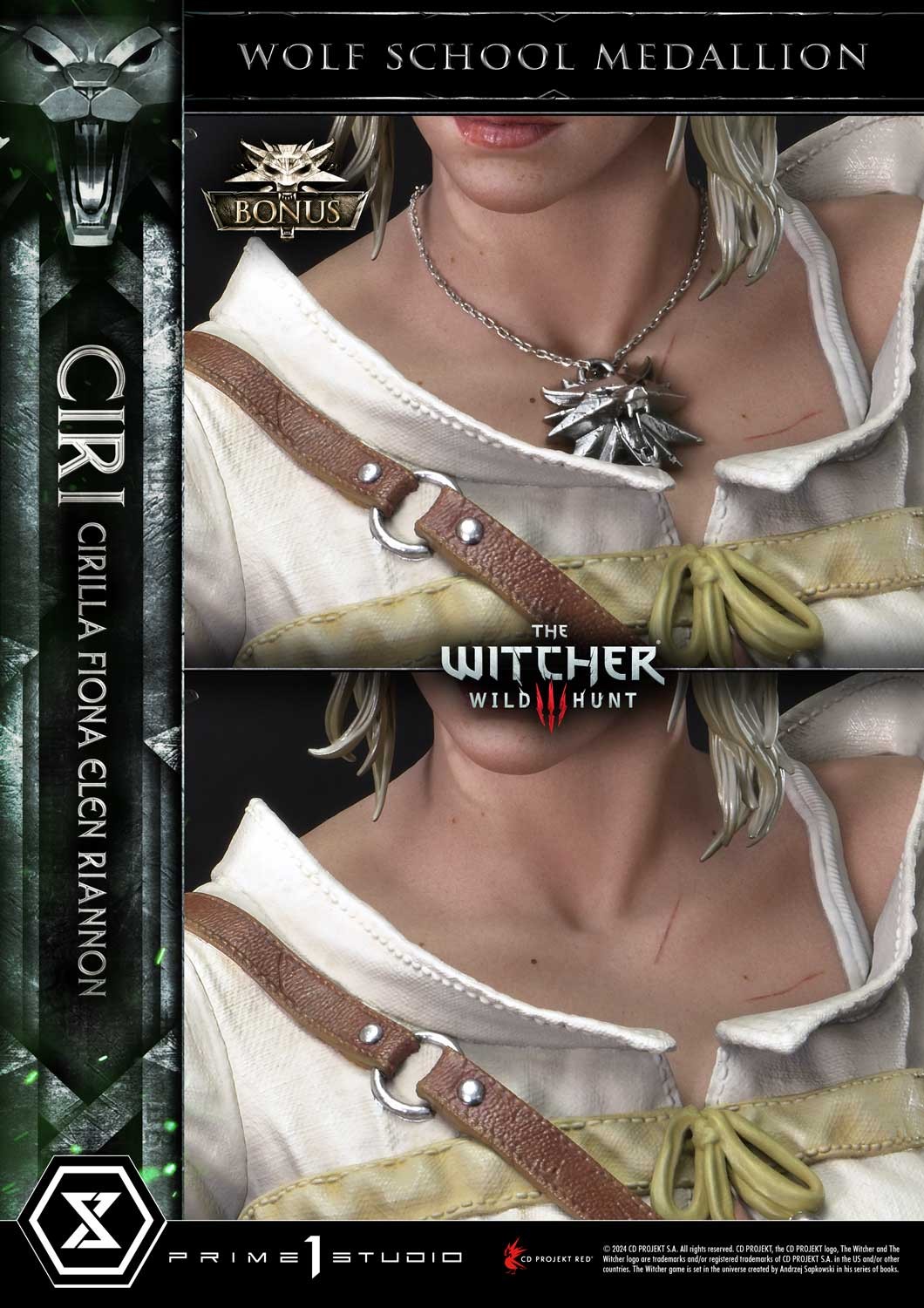 The Witcher 3: Wild Hunt Ciri Fiona Elen Riannon (Bonus Version) 1:3 Scale Statue  (Prototype Shown) View 4