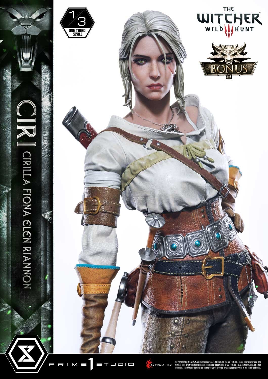 The Witcher 3: Wild Hunt Ciri Fiona Elen Riannon (Bonus Version) 1:3 Scale Statue  (Prototype Shown) View 7