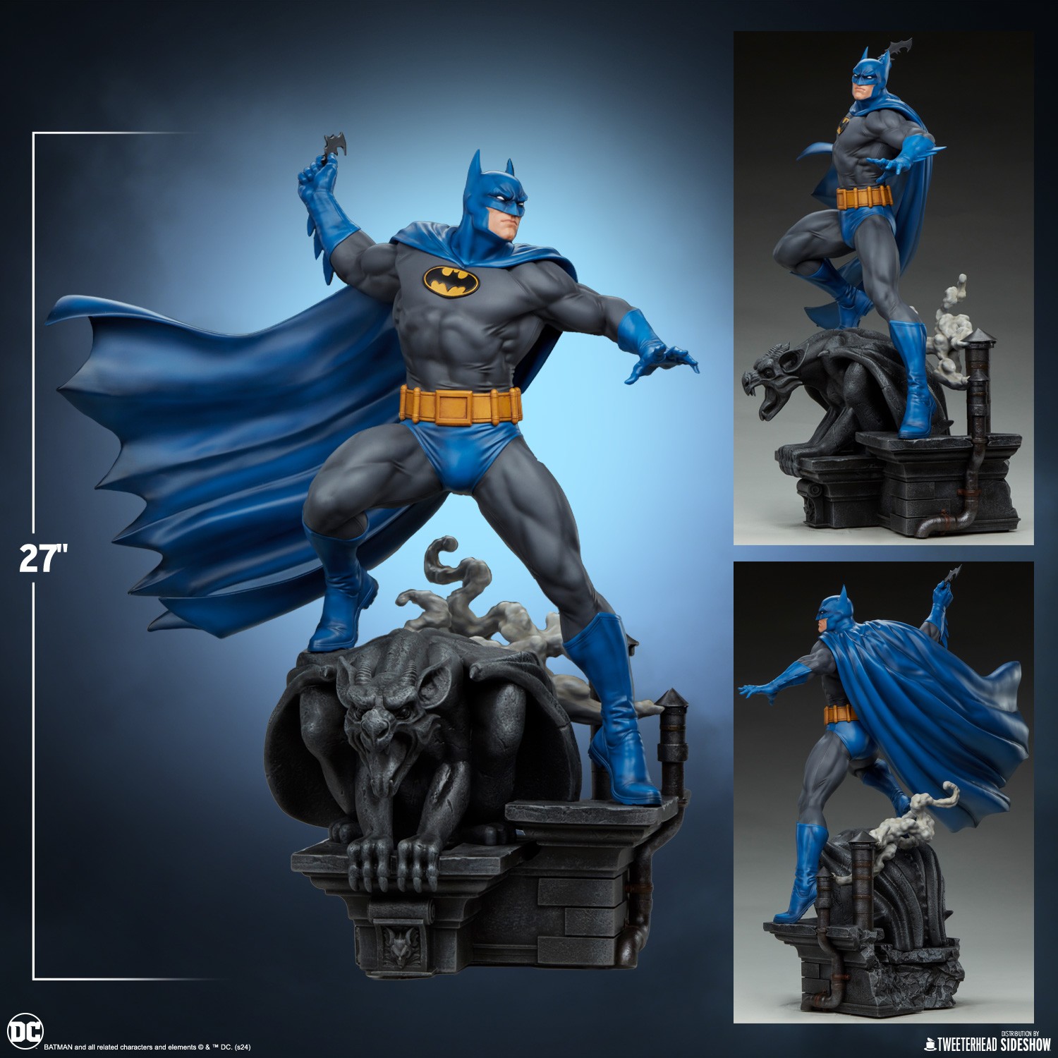 DC Comics Batman™ (Retro Edition) Quarter Scale Maquette  (Prototype Shown) View 2