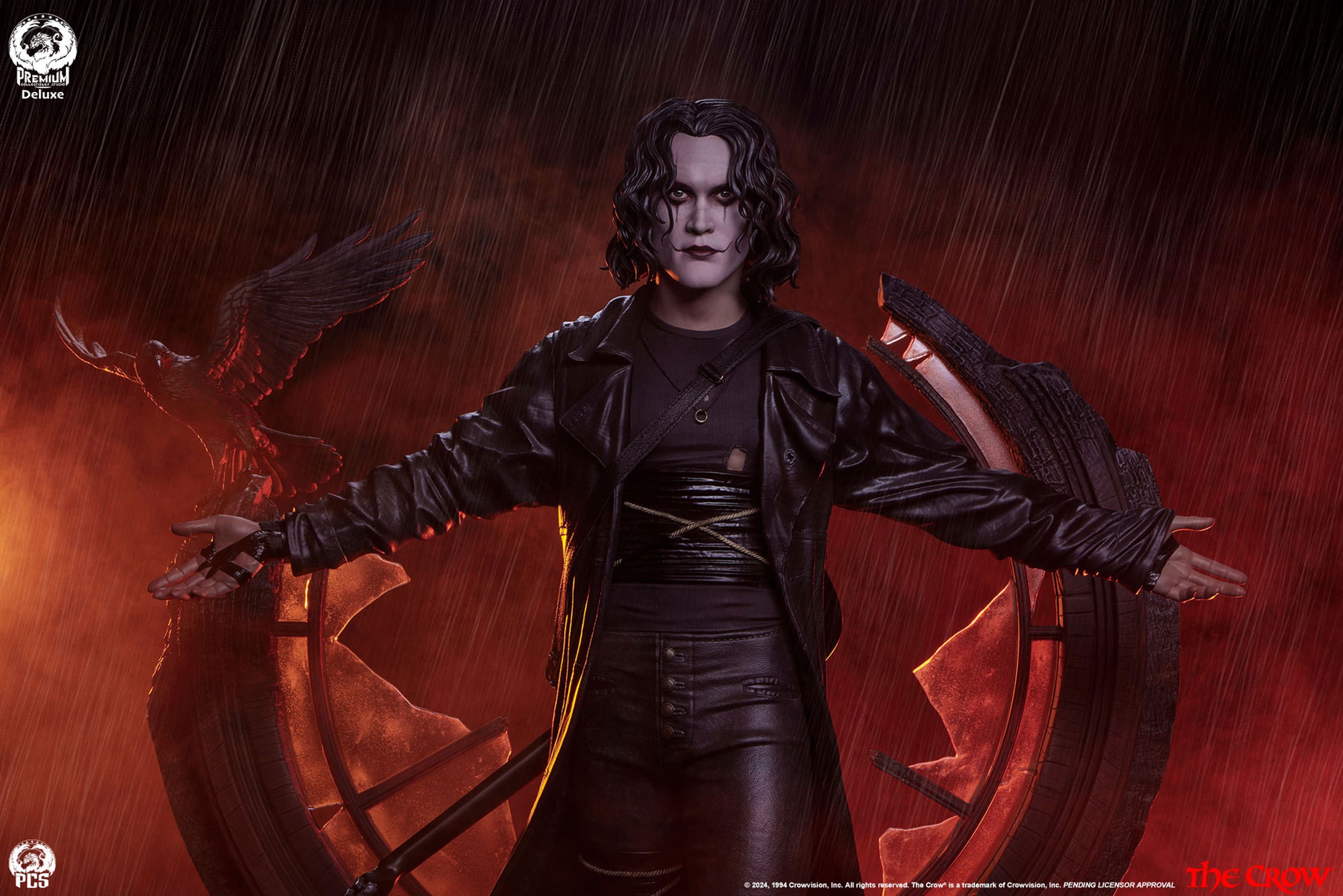 The Crow The Crow Deluxe 1:3 Scale Statue  (Prototype Shown) View 8