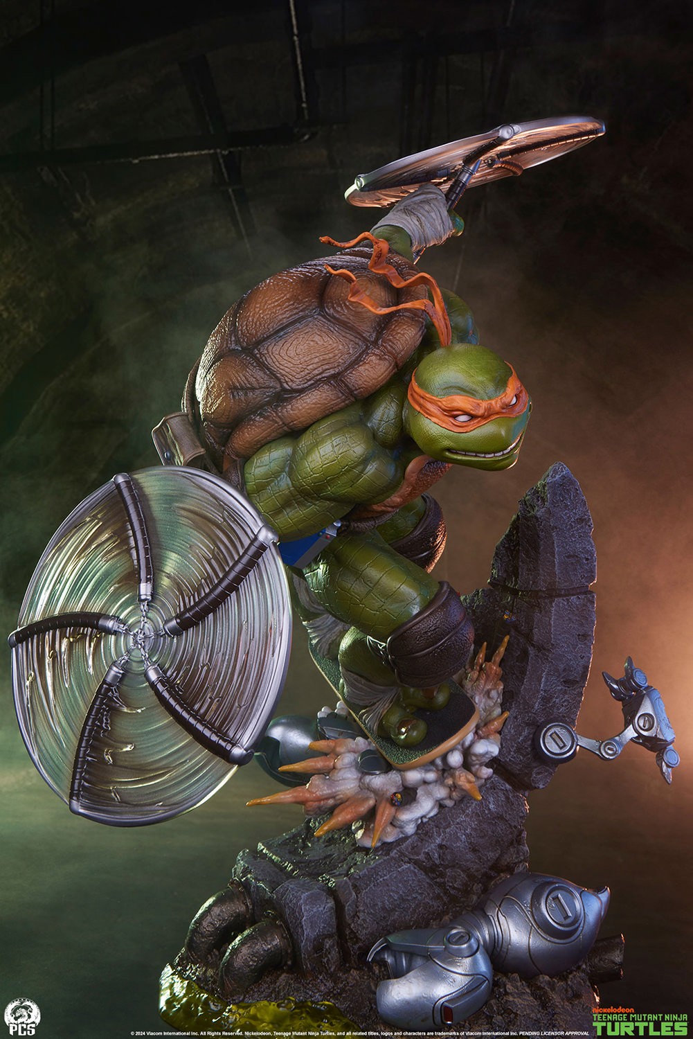 Teenage Mutant Ninja Turtles Michelangelo 1:3 Scale Statue  (Prototype Shown) View 6
