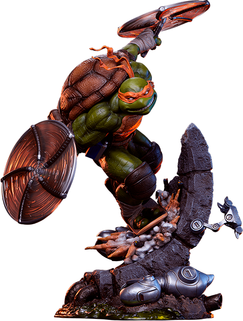 Teenage Mutant Ninja Turtles Michelangelo 1:3 Scale Statue  (Prototype Shown) View 19