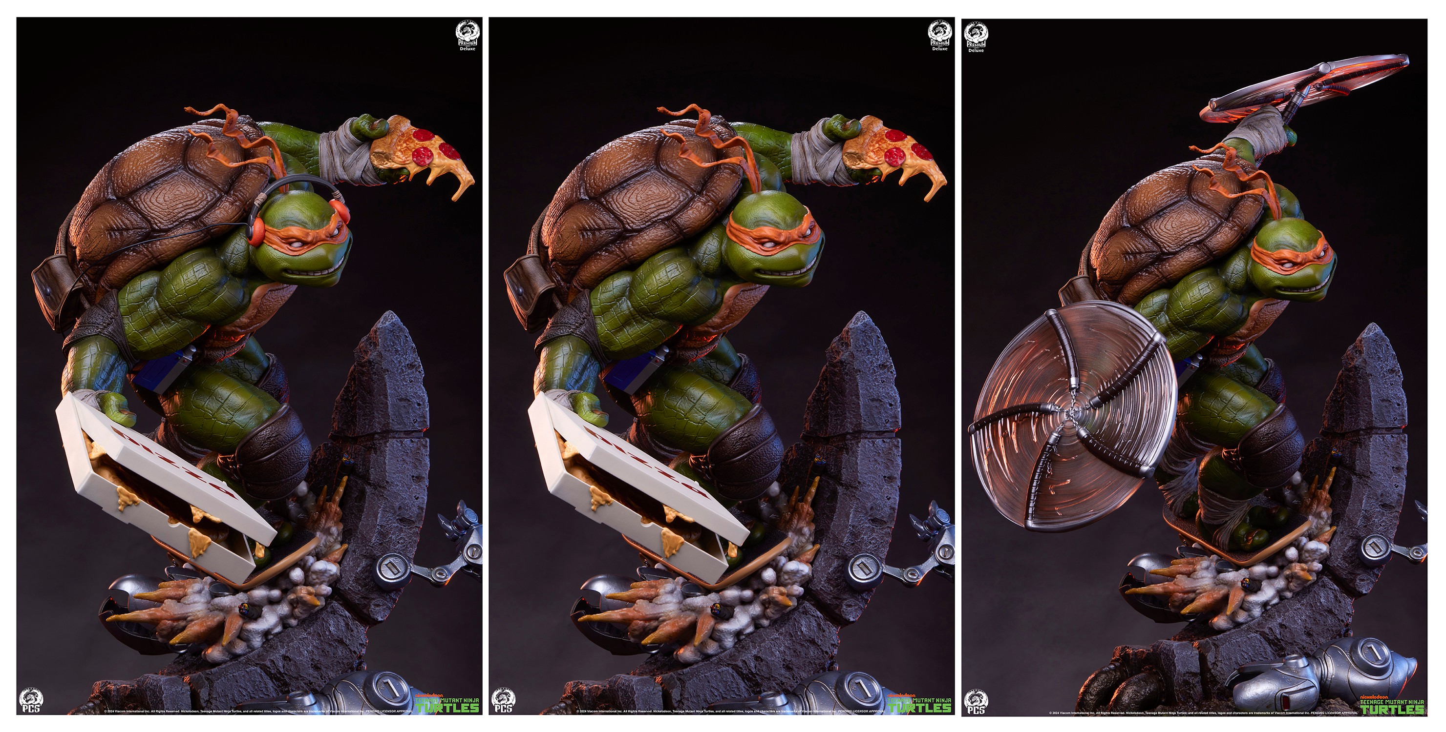 Teenage Mutant Ninja Turtles Michelangelo Deluxe 1:3 Scale Statue  (Prototype Shown) View 18
