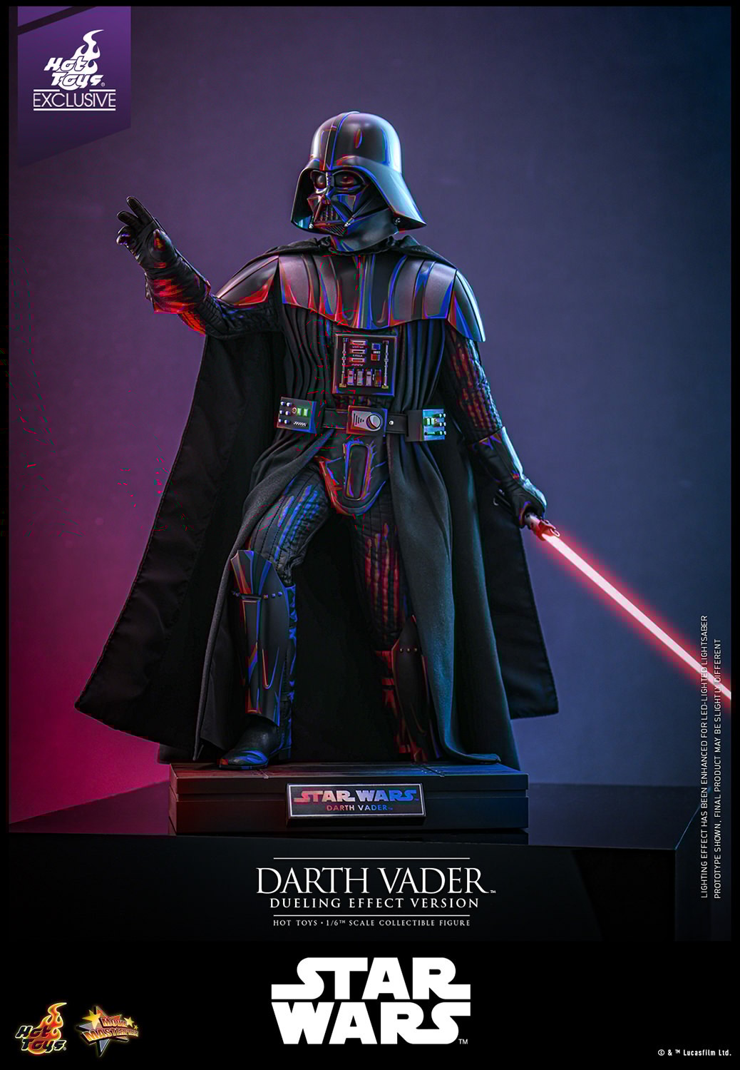 SF・ファンタジー・ホラー Hot Toys Darth Vader Dueling Effect Ver. Darth Vader™ (Dueling Effect Version) Sixth Scale Figure by Hot