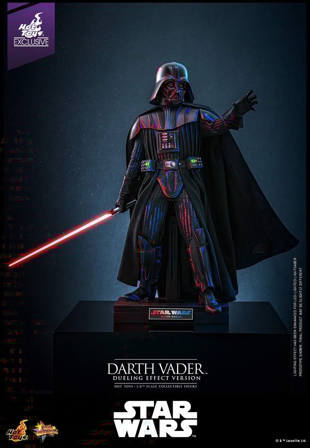 SF・ファンタジー・ホラー Hot Toys Darth Vader Dueling Effect Ver. Darth Vader™ (Dueling Effect Version) Sixth Scale Figure by