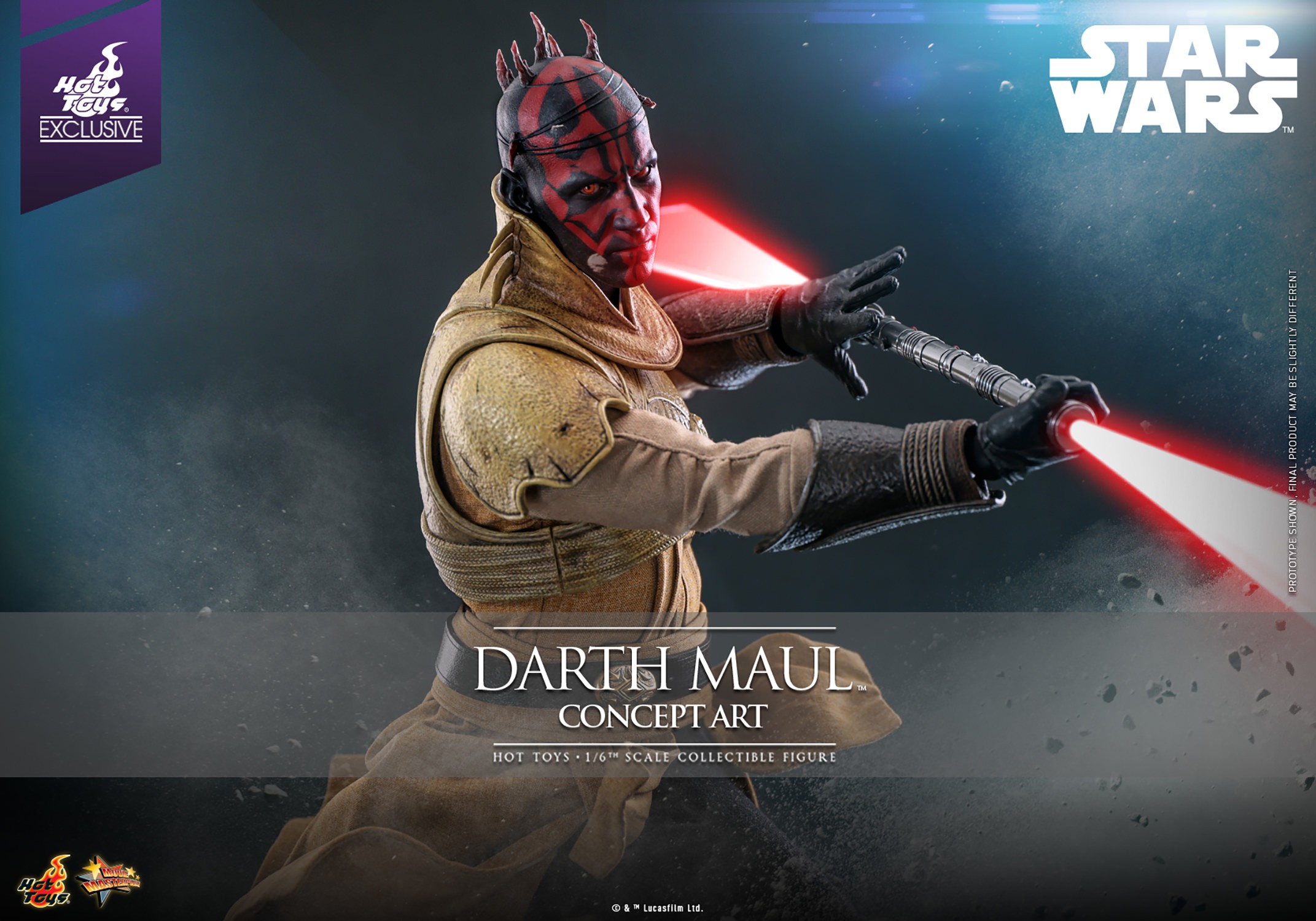 Star Wars Darth Maul (Concept Art) Sixth Scale Figure  (Prototype Shown) View 1
