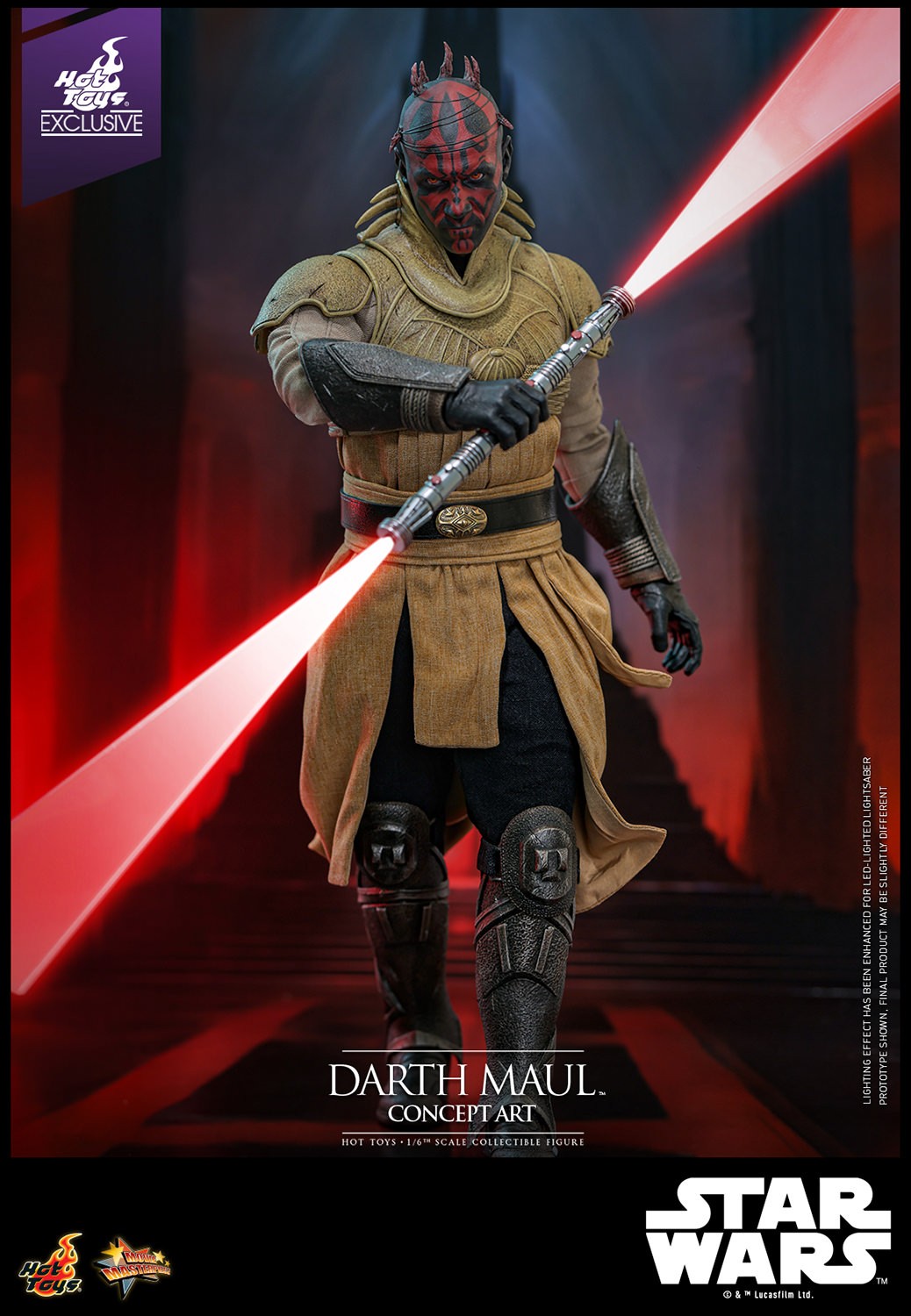 Star Wars Darth Maul (Concept Art) Sixth Scale Figure  (Prototype Shown) View 4