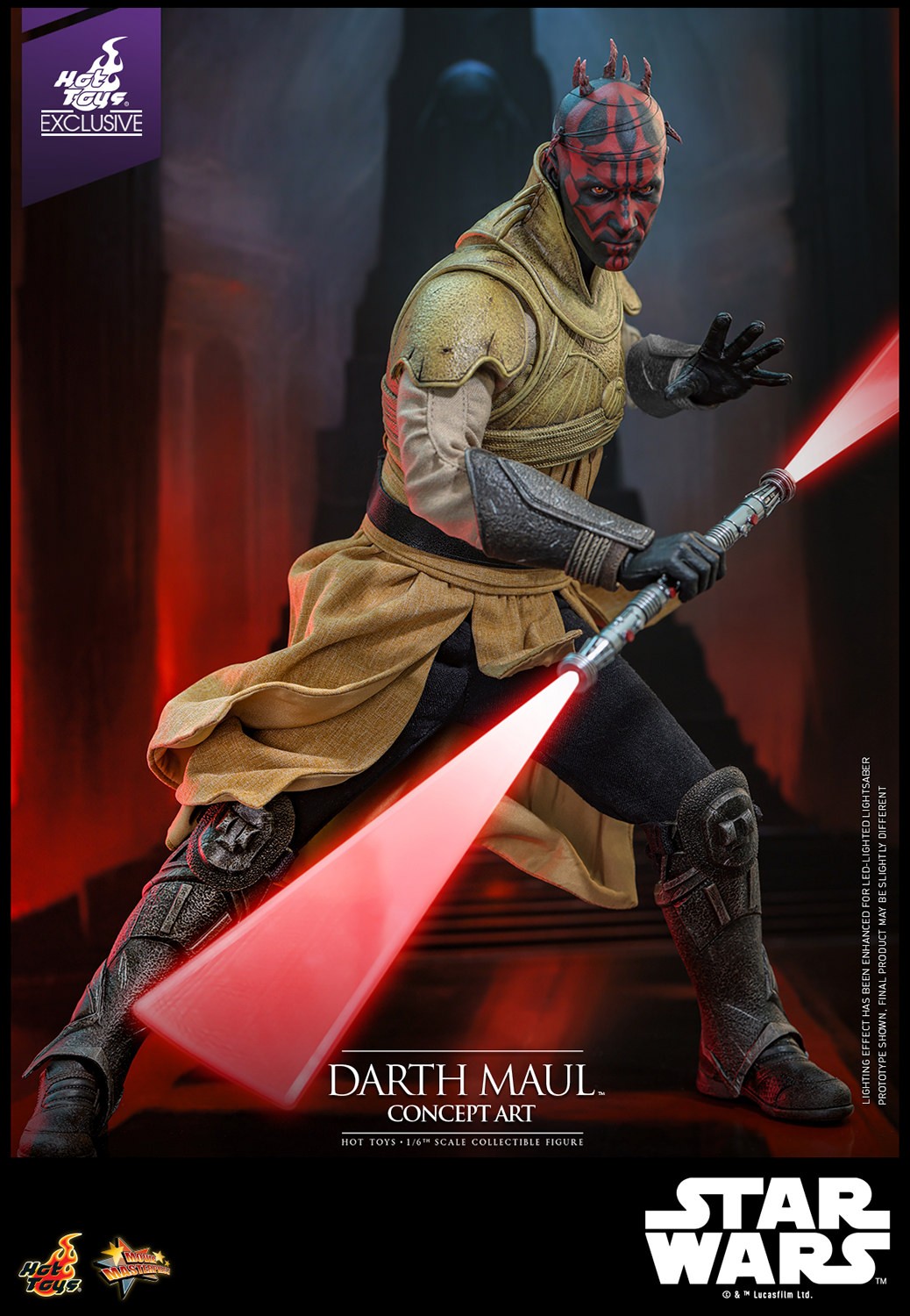 人気デザイナー Darth Maul (Concept Art) Sixth Scale Figure by Hot Toys SF・ファンタジー・ホラー