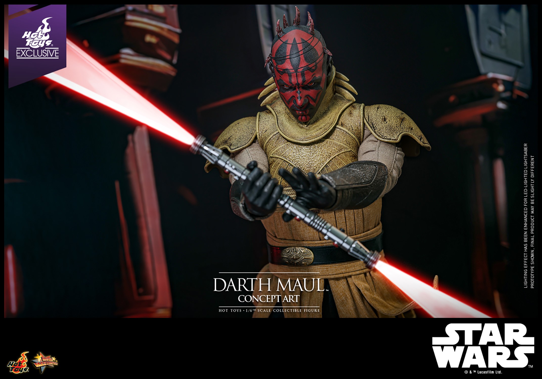 Star Wars Darth Maul (Concept Art) Sixth Scale Figure  (Prototype Shown) View 10