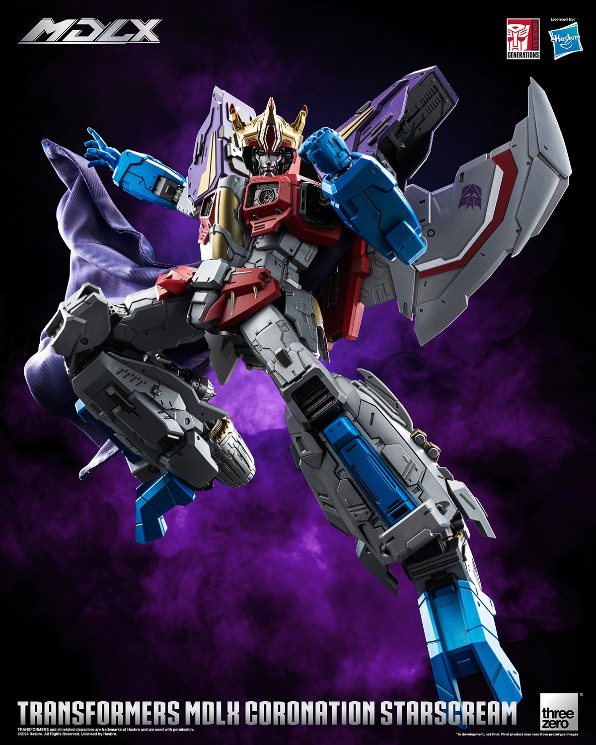 Transformers Coronation Starscream MDLX Action Figure  (Prototype Shown) View 7