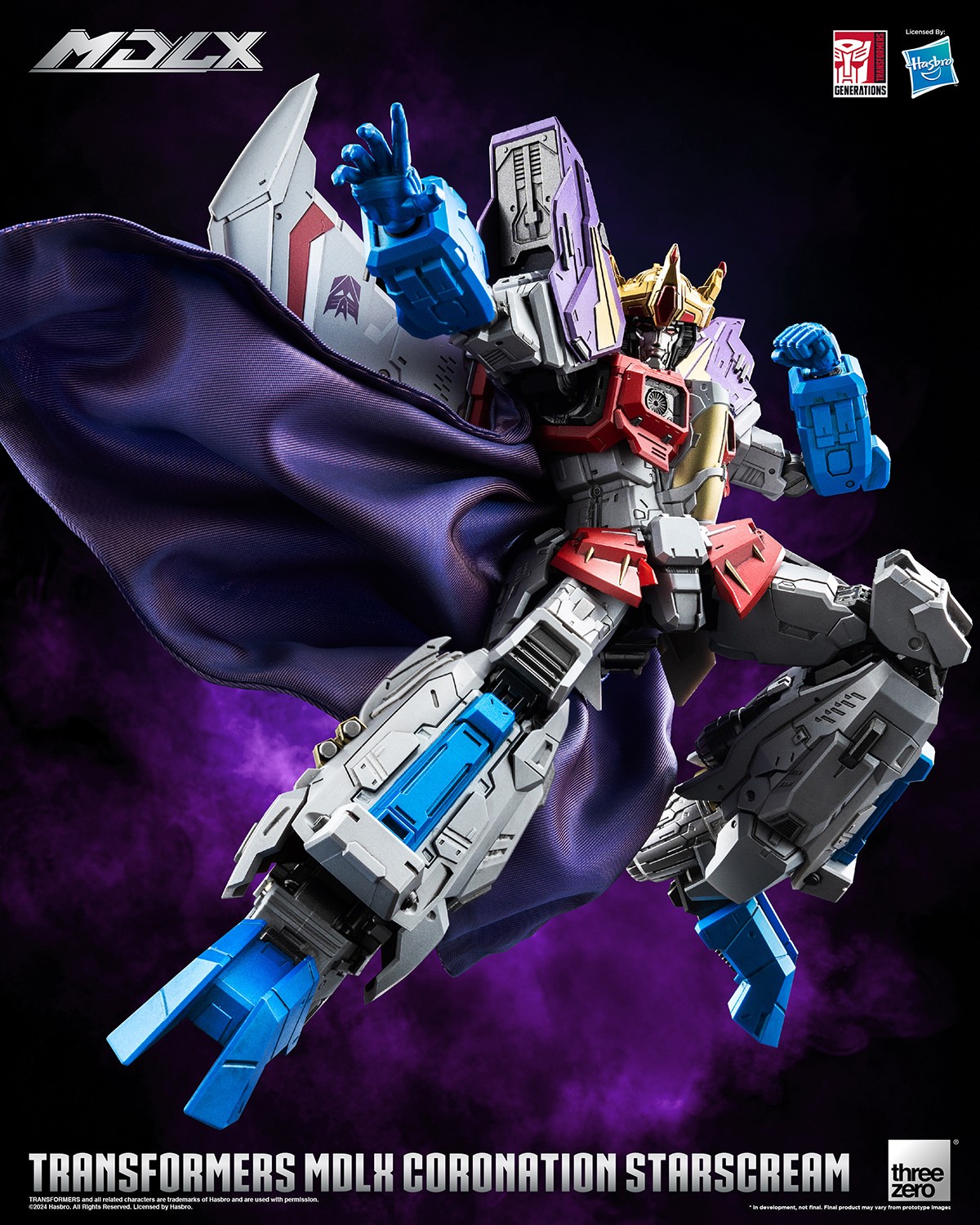 Transformers Coronation Starscream MDLX Action Figure  (Prototype Shown) View 8