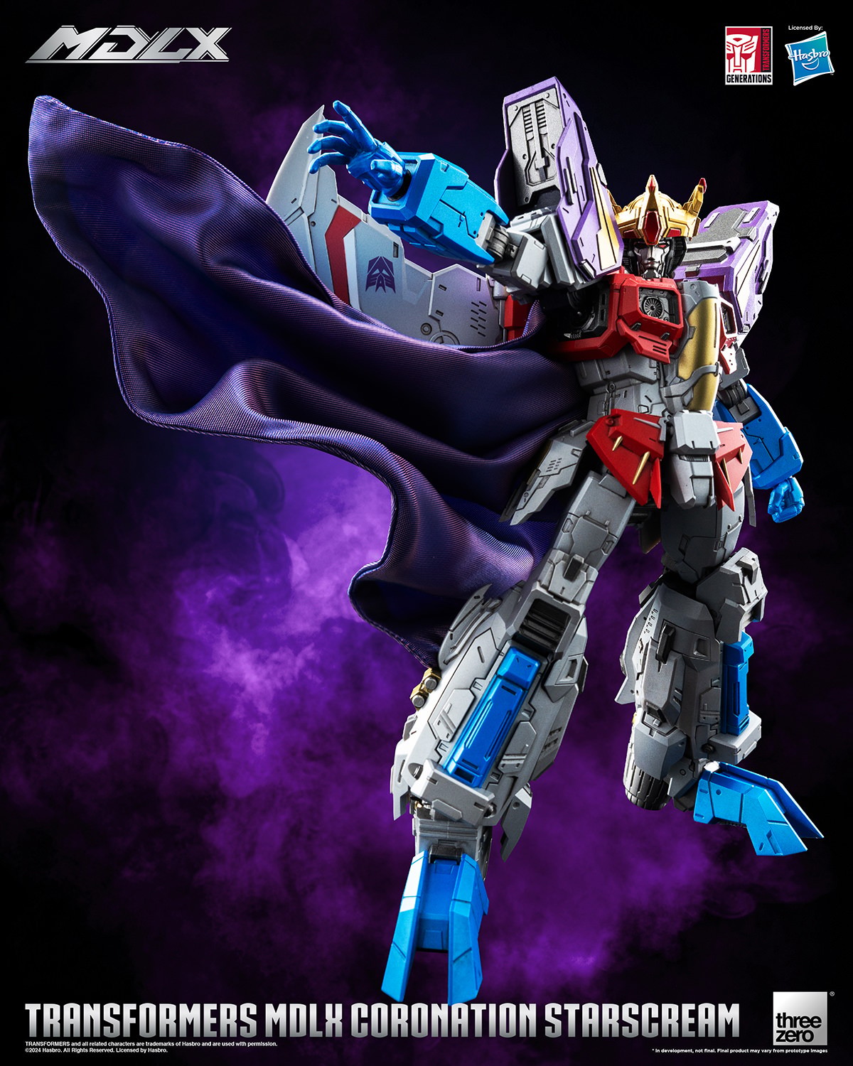 Transformers Coronation Starscream MDLX Action Figure  (Prototype Shown) View 9