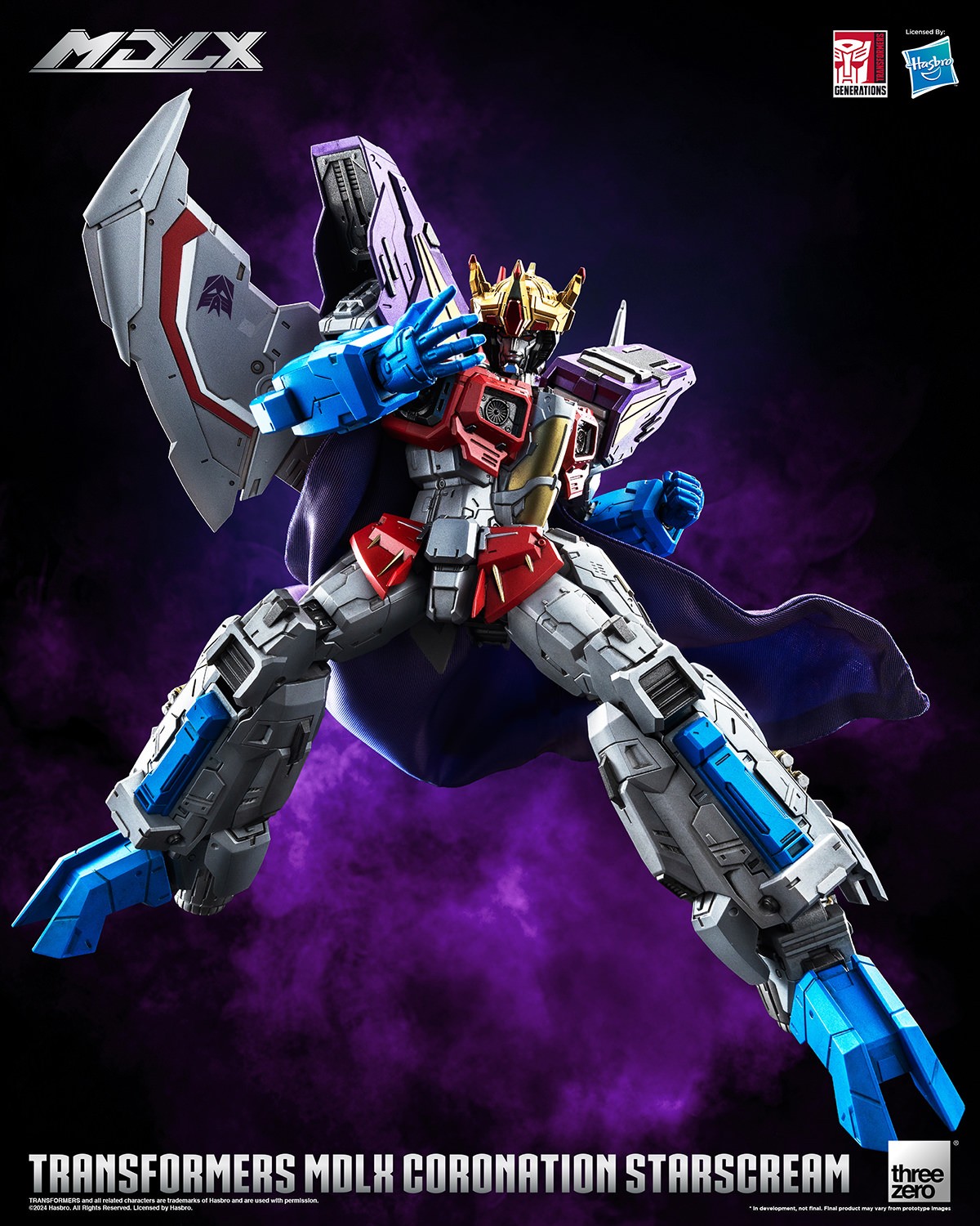 Transformers Coronation Starscream MDLX Action Figure  (Prototype Shown) View 10
