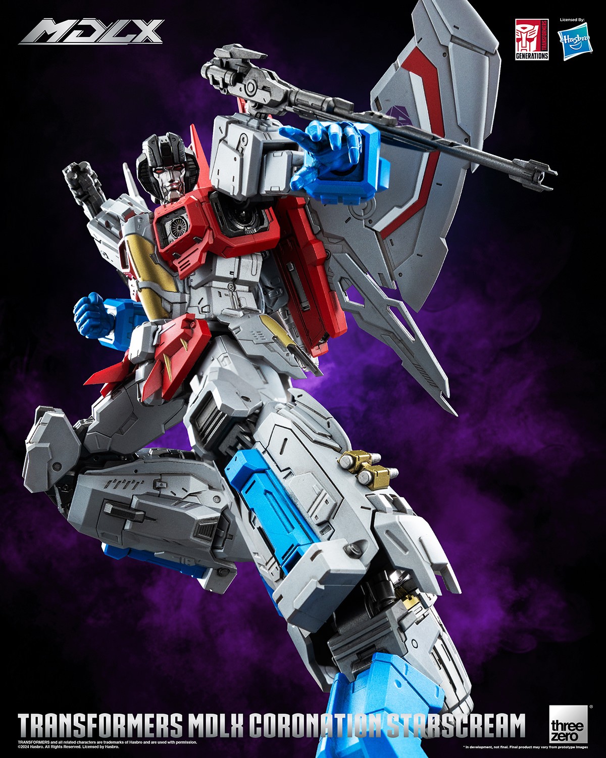 Transformers Coronation Starscream MDLX Action Figure  (Prototype Shown) View 13