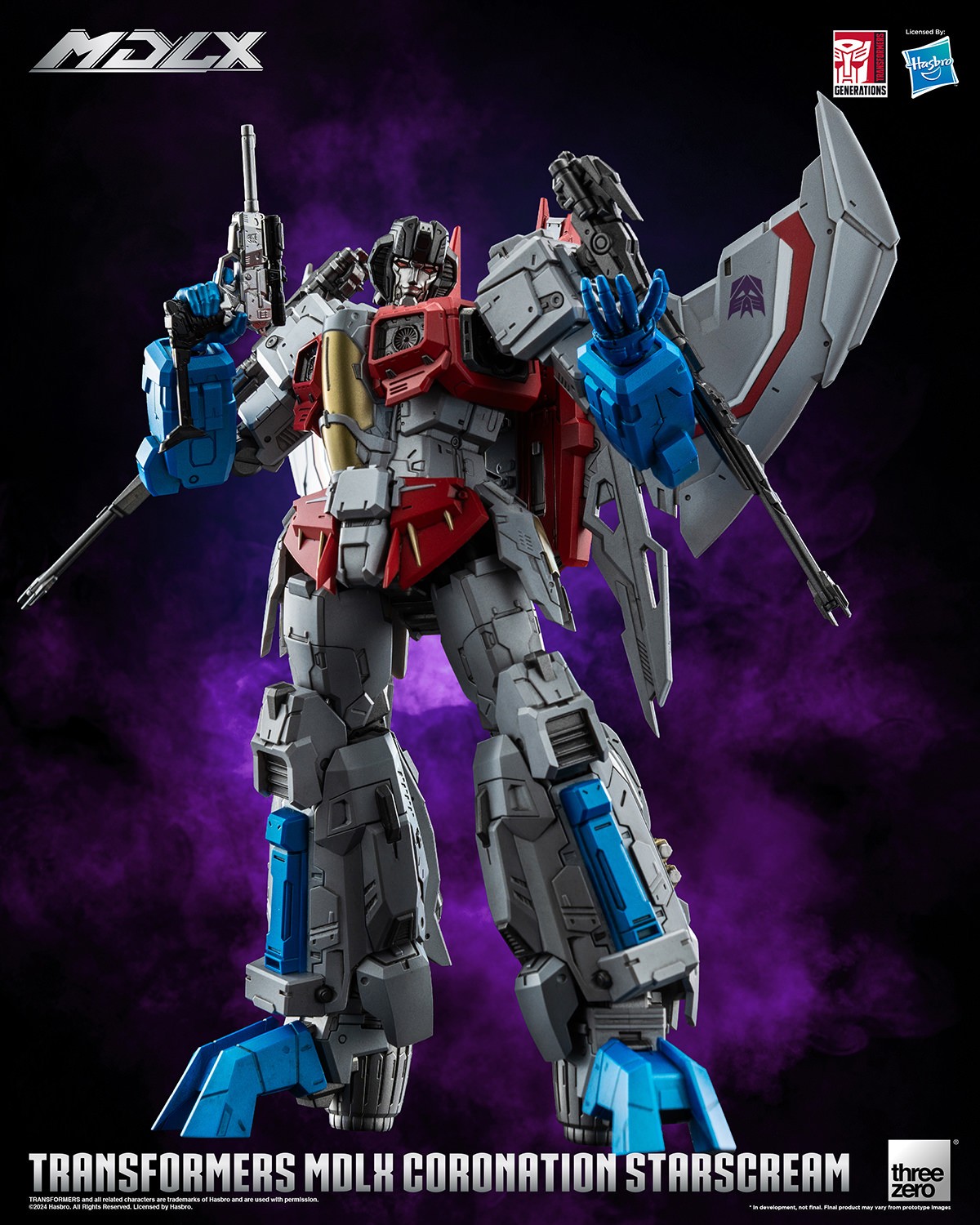 Transformers Coronation Starscream MDLX Action Figure  (Prototype Shown) View 14