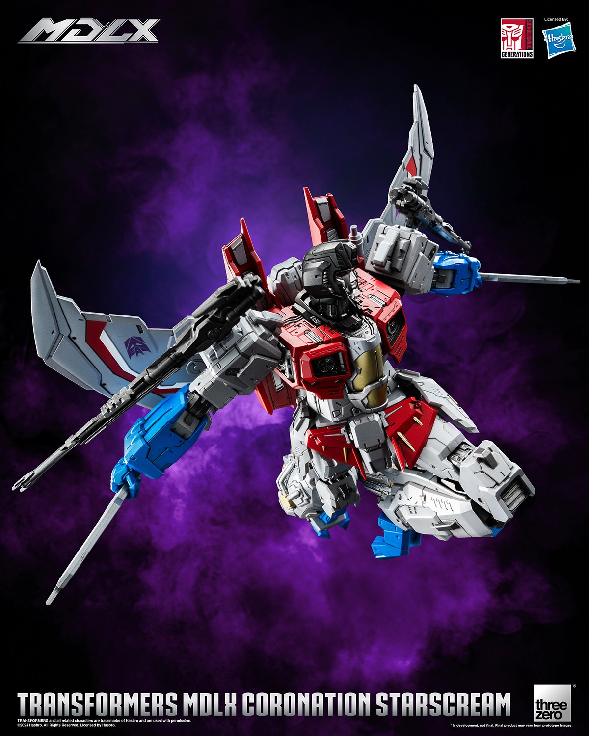 Transformers Coronation Starscream MDLX Action Figure  (Prototype Shown) View 16