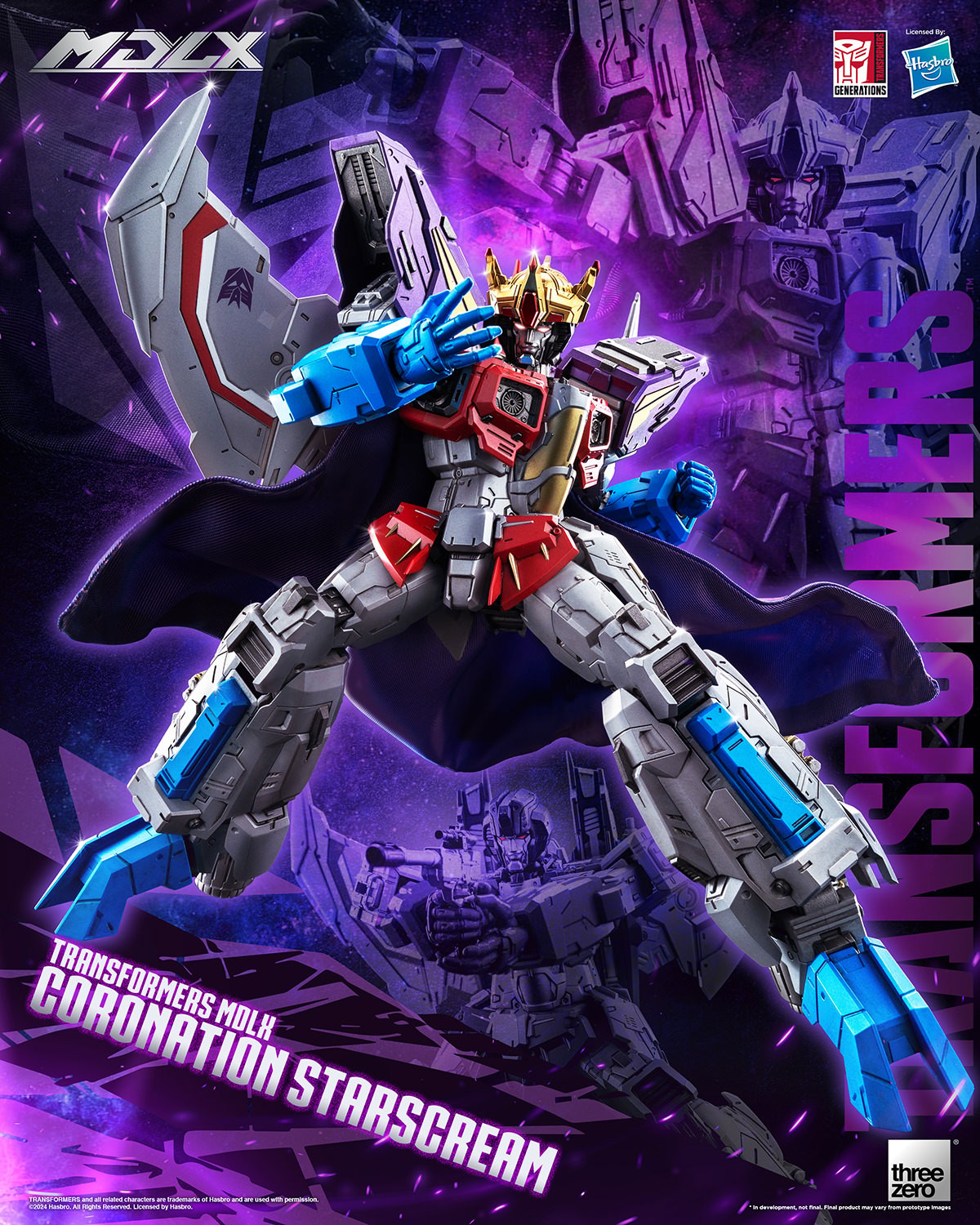 Transformers Coronation Starscream MDLX Action Figure  (Prototype Shown) View 17