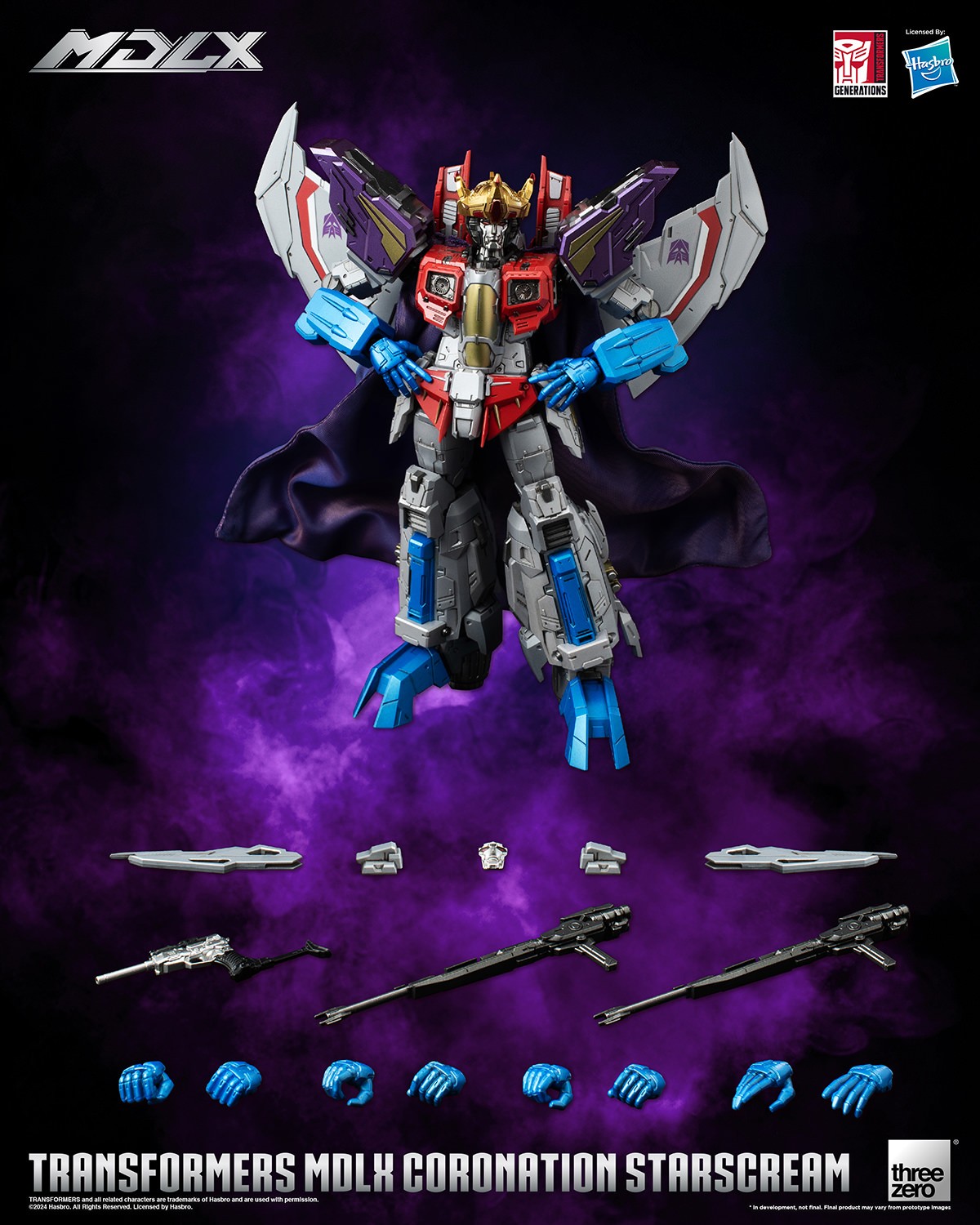 Transformers Coronation Starscream MDLX Action Figure  (Prototype Shown) View 18
