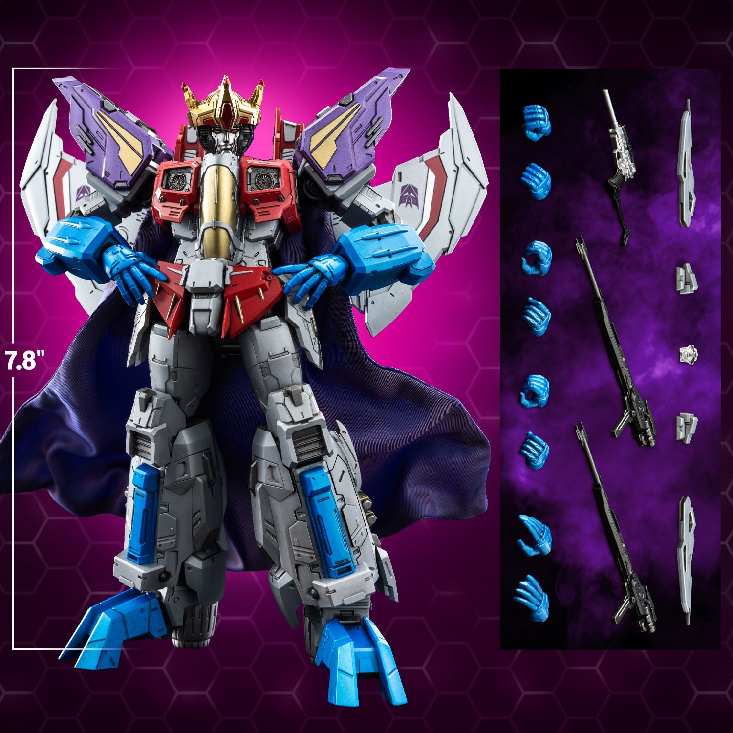 Transformers Coronation Starscream MDLX Action Figure  (Prototype Shown) View 2