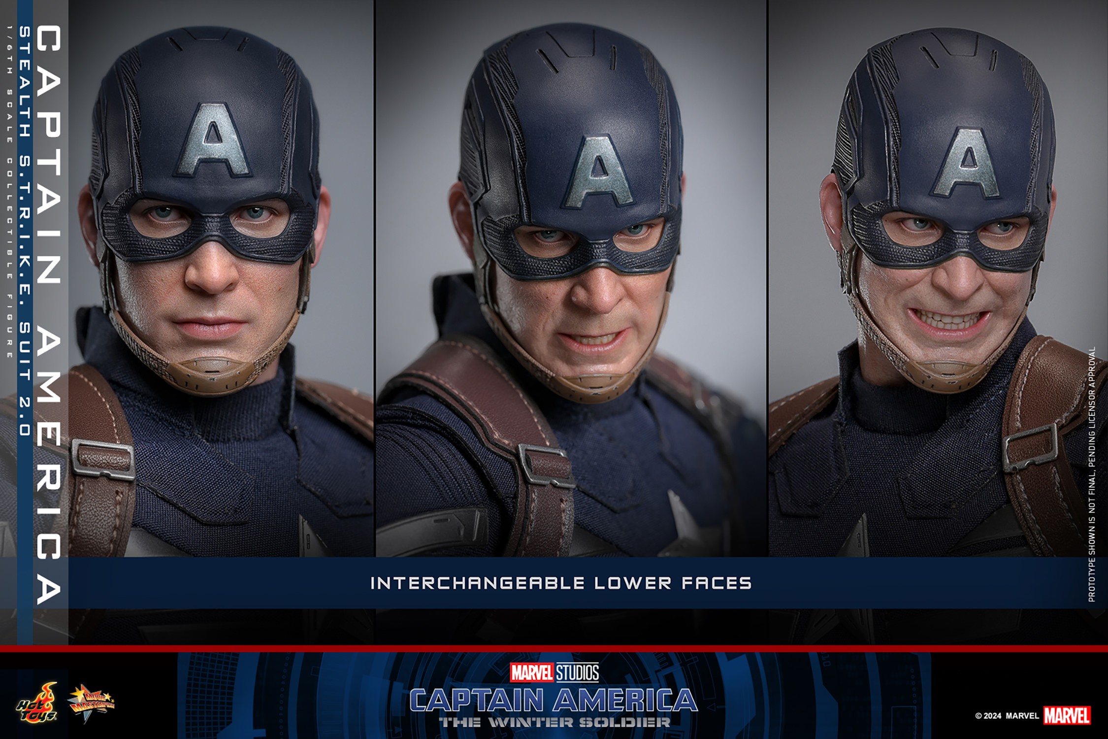 Marvel Captain America (Stealth S.T.R.I.K.E. Suit) 2.0 Sixth Scale Figure  (Prototype Shown) View 10