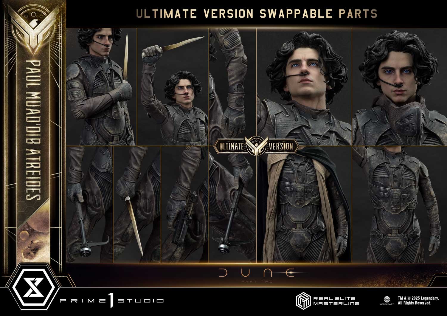 Dune Paul Atreides (Ultimate Version) 1:3 Scale Statue  (Prototype Shown) View 6