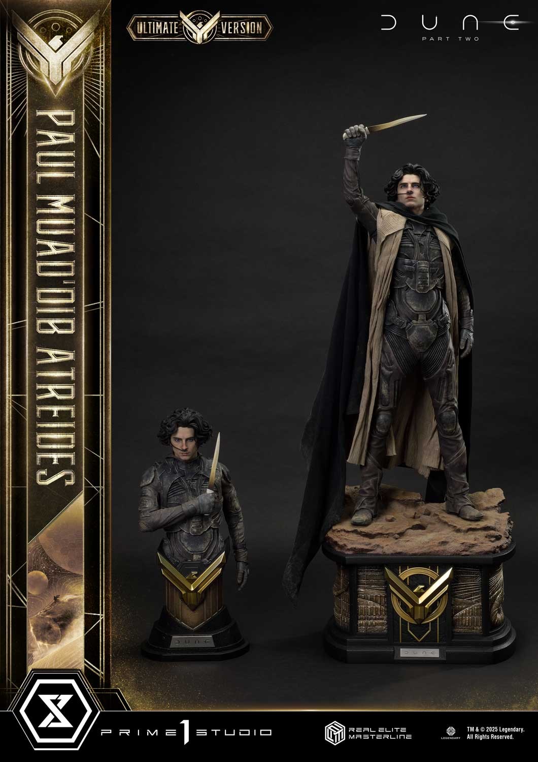 Dune Paul Atreides (Ultimate Version) 1:3 Scale Statue  (Prototype Shown) View 10