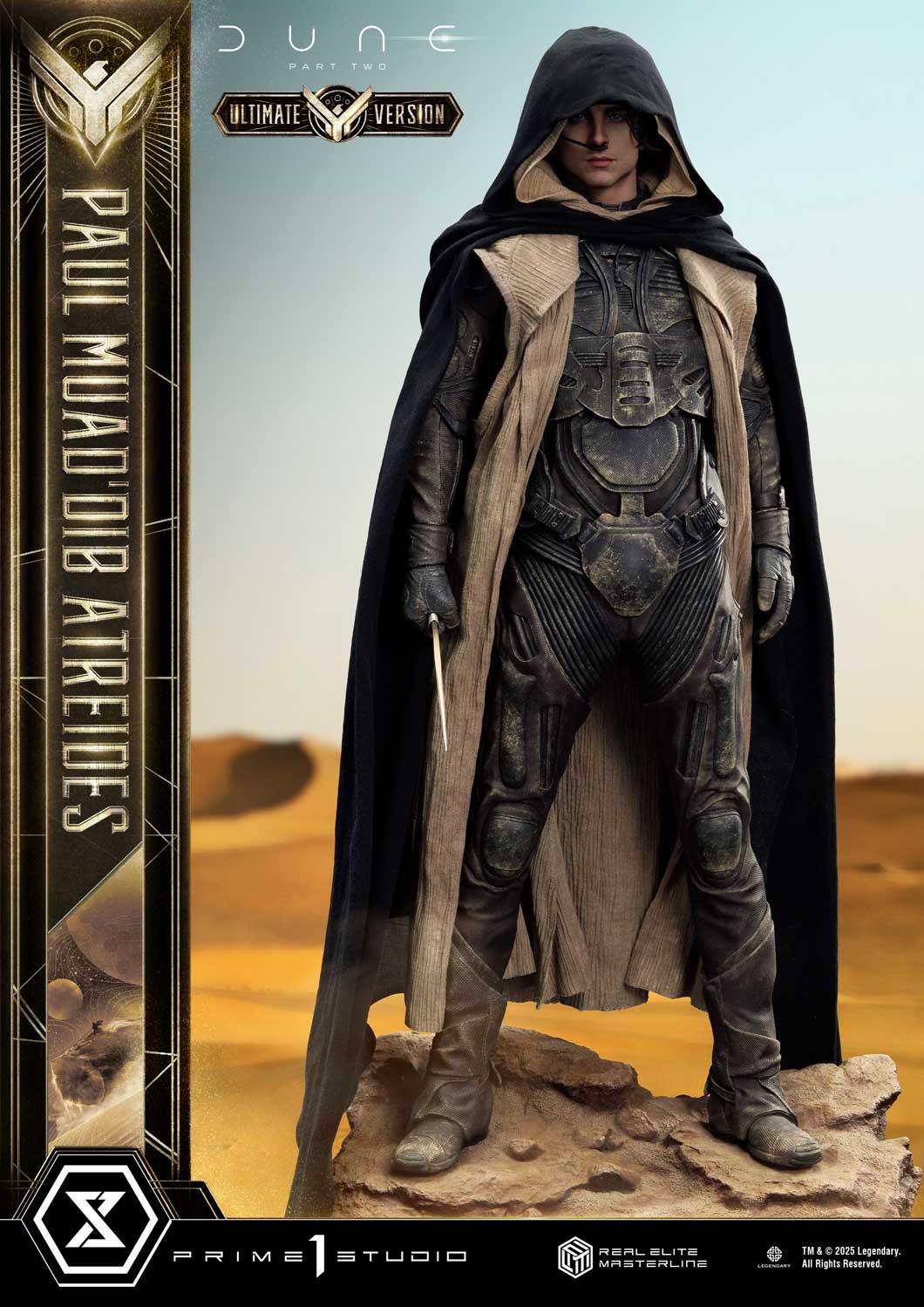 Dune Paul Atreides (Ultimate Version) 1:3 Scale Statue  (Prototype Shown) View 14